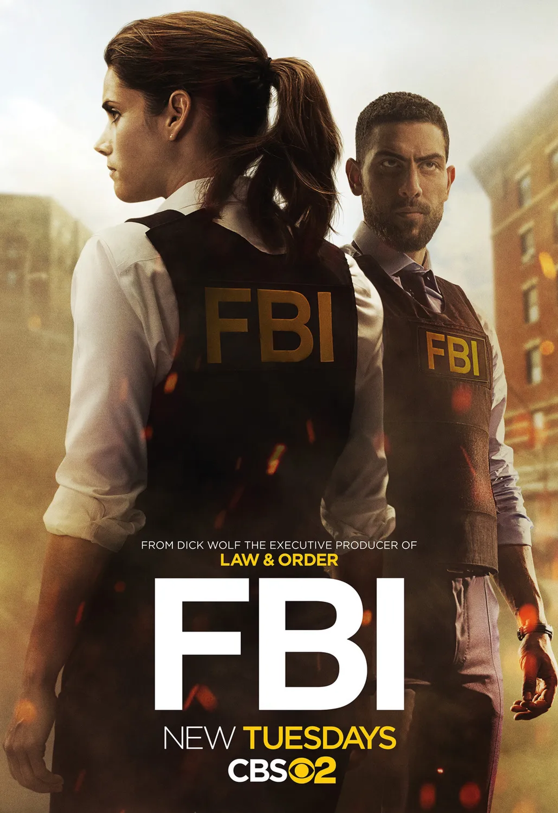 Missy Peregrym and Zeeko Zaki in FBI (2018)