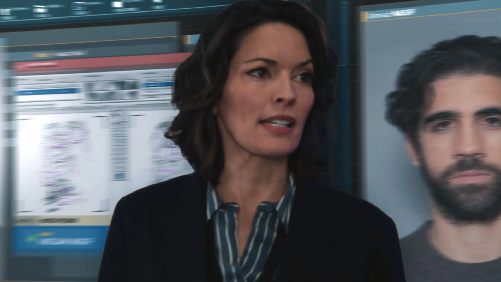 Alana De La Garza and A.J. Paratore in FBI: Breakdown (2023)