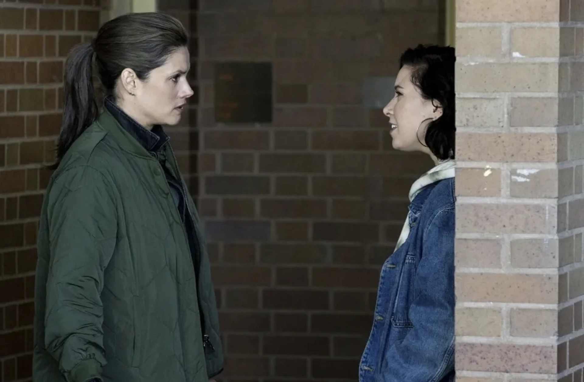 Adrienne Rose Bengtsson and Missy Peregrym in FBI: Sisterhood (2023)