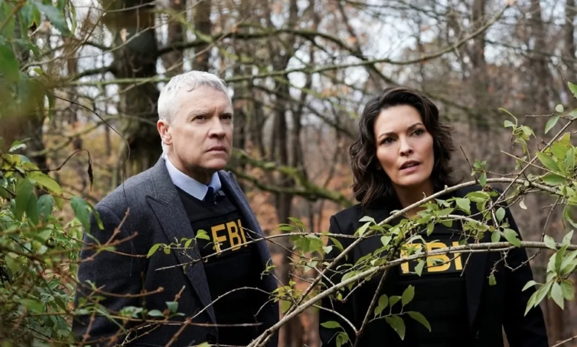 Tate Donovan and Alana De La Garza in FBI: Second Life (2023)