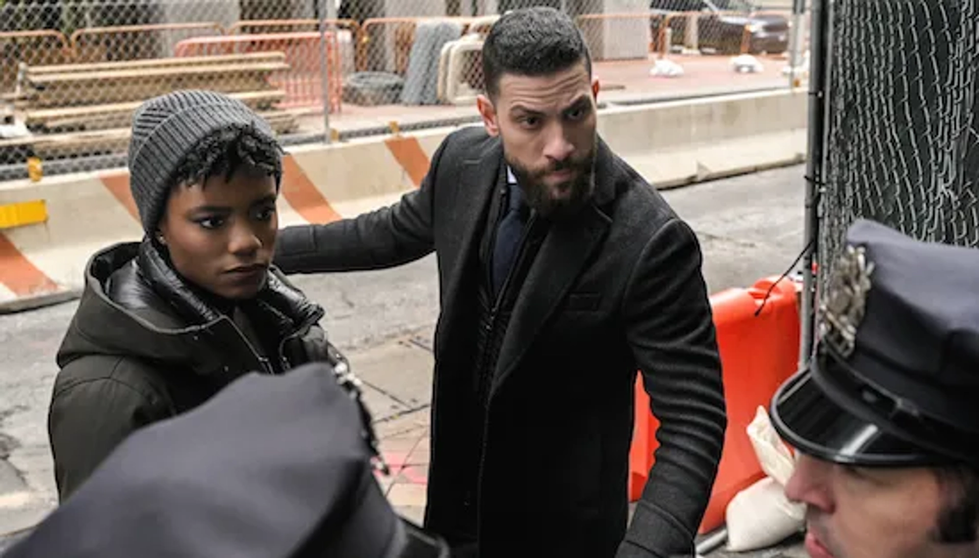 Katherine Renee Kane and Zeeko Zaki in FBI: Ambition (2022)