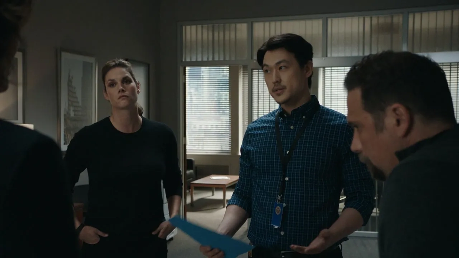 Jeremy Sisto, Missy Peregrym, and James Chen in FBI: Unreasonable Doubt (2020)