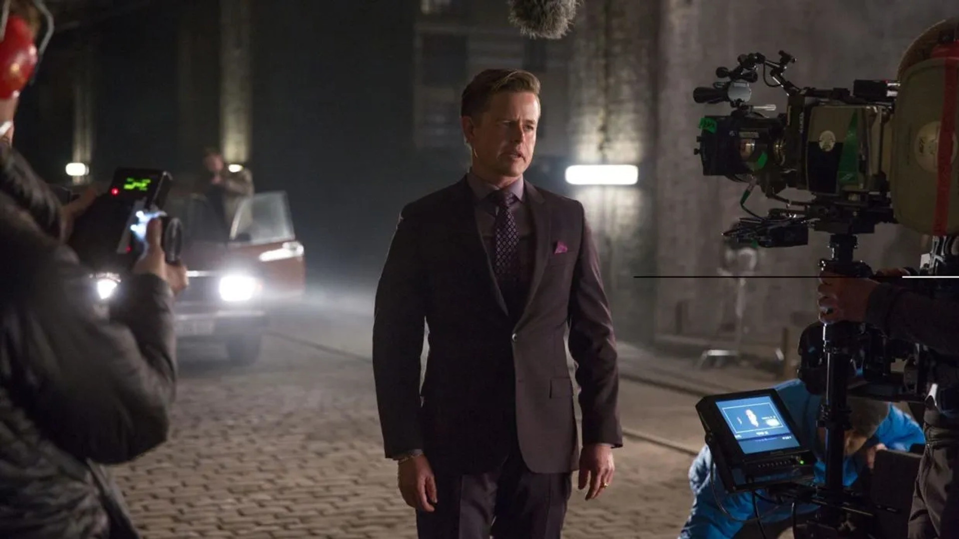 Still of Caspar Phillipson on set “Mission: Impossible - Fallout”