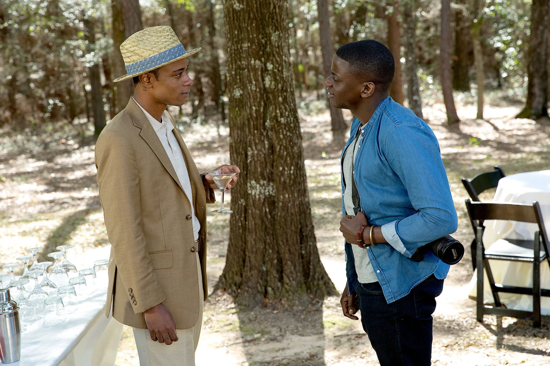 Daniel Kaluuya and LaKeith Stanfield in Get Out (2017)