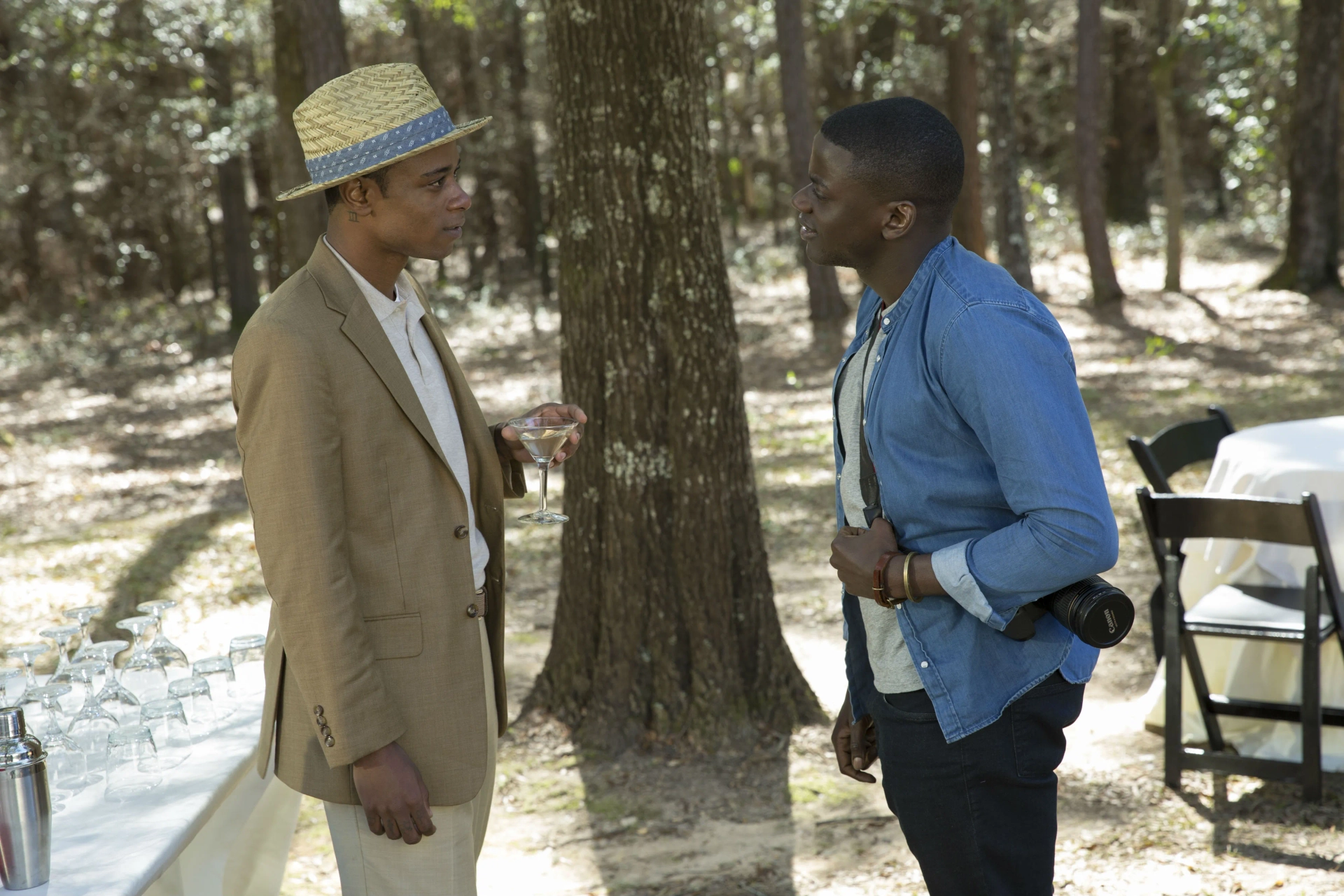 Daniel Kaluuya and LaKeith Stanfield in Get Out (2017)