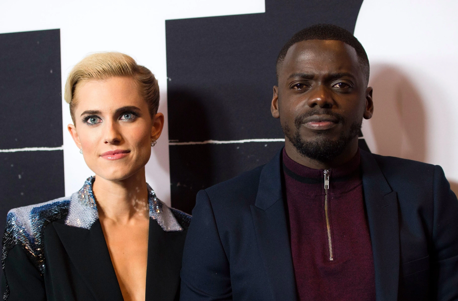 Daniel Kaluuya and Allison Williams at an event for Get Out (2017)