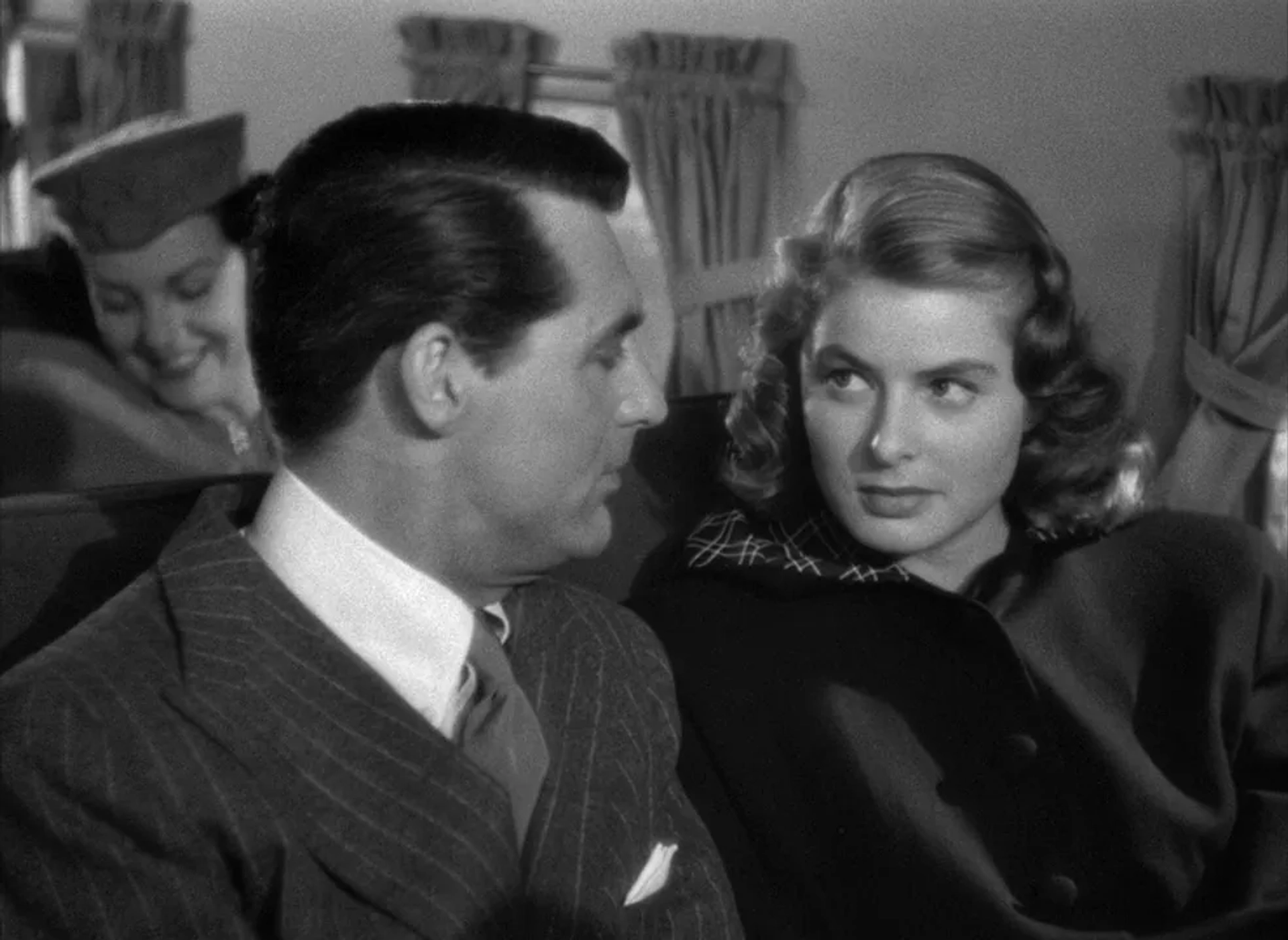 Ingrid Bergman and Cary Grant in Notorious (1946)