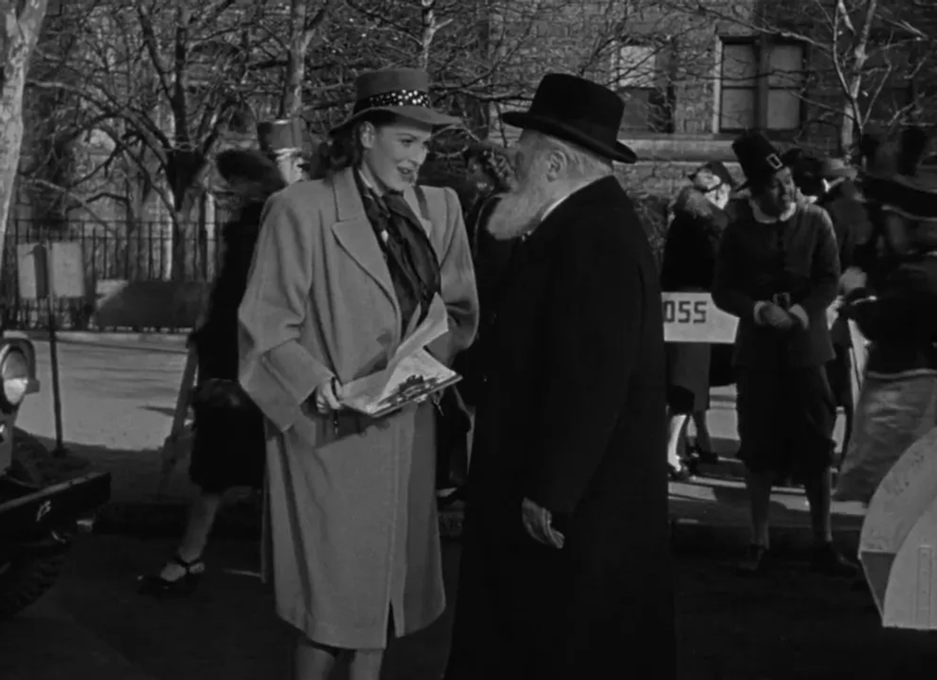 Maureen O'Hara and Edmund Gwenn in Miracle on 34th Street (1947)