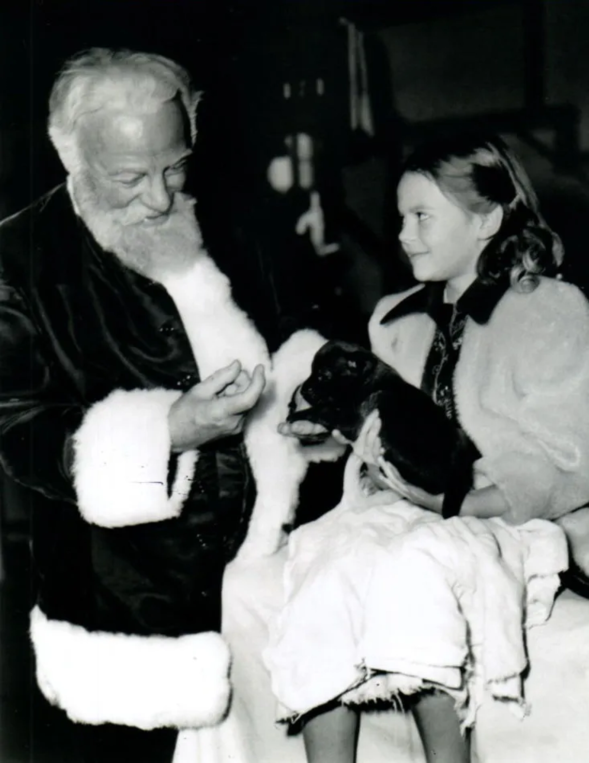 Natalie Wood and Edmund Gwenn in Miracle on 34th Street (1947)