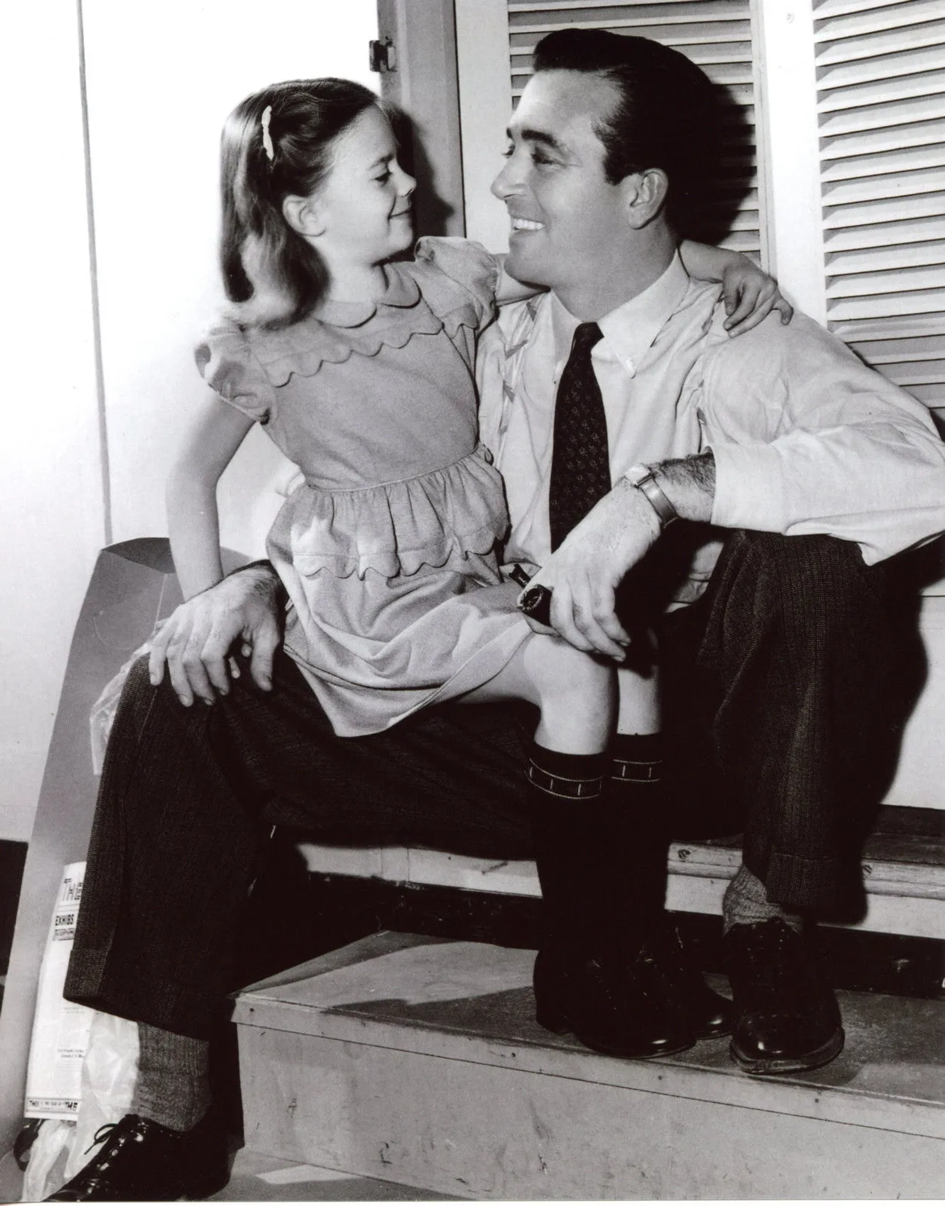 Natalie Wood and John Payne in Miracle on 34th Street (1947)