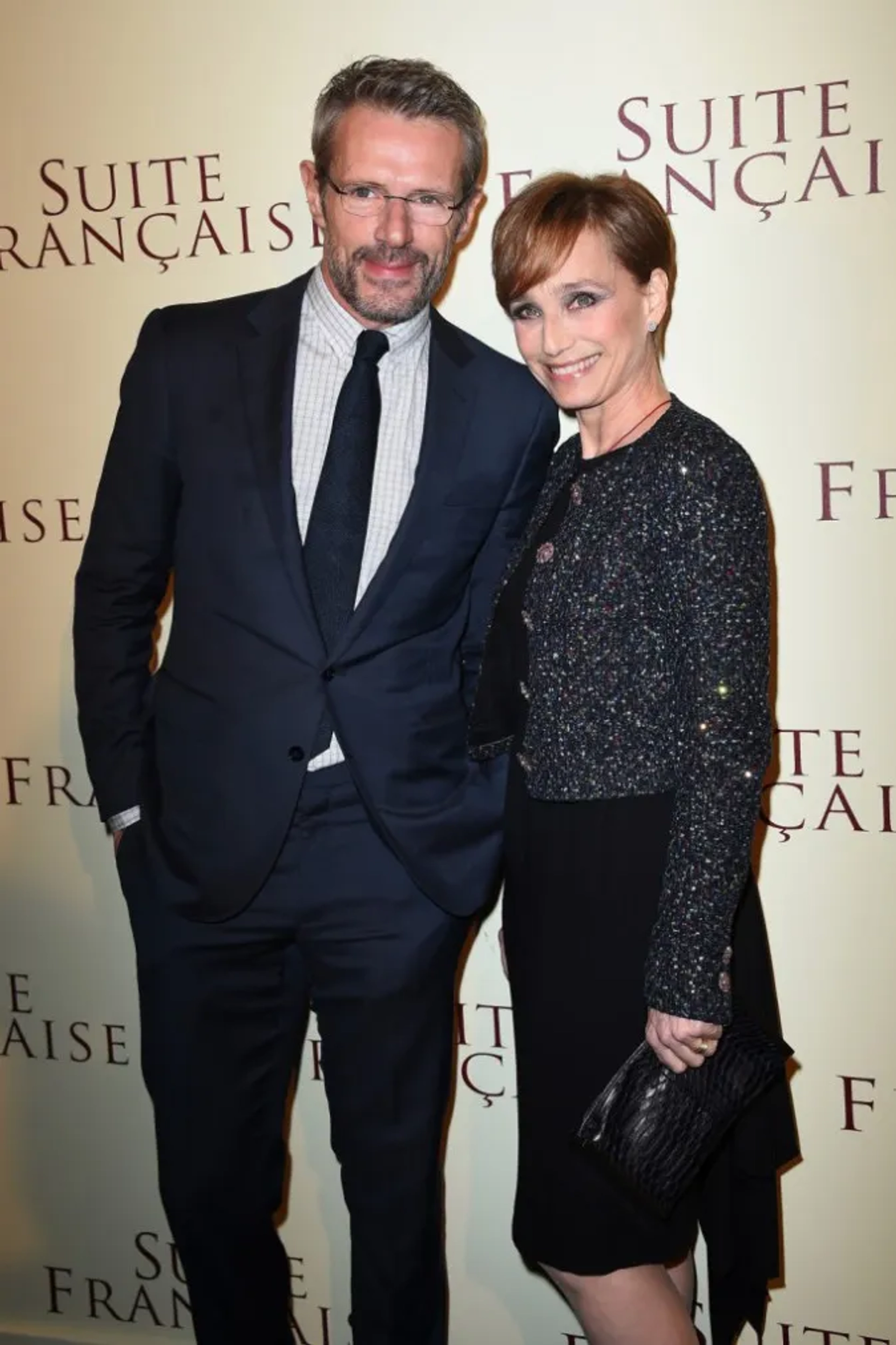 Kristin Scott Thomas and Lambert Wilson at an event for Suite Française (2014)