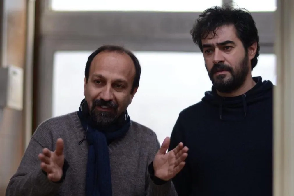 Asghar Farhadi and Shahab Hosseini in The Salesman (2016)