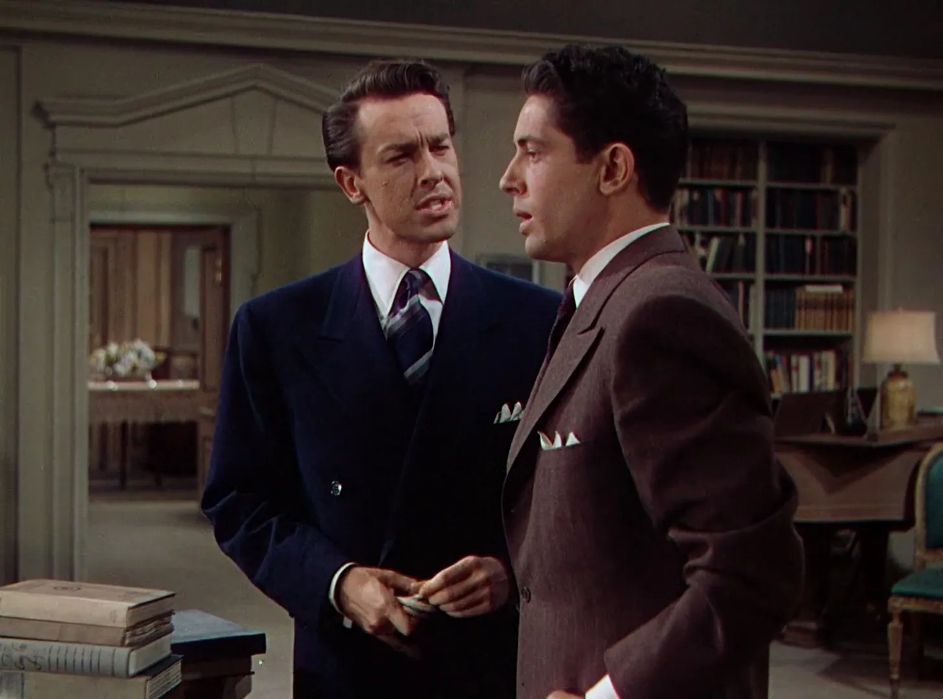 John Dall and Farley Granger in Rope (1948)