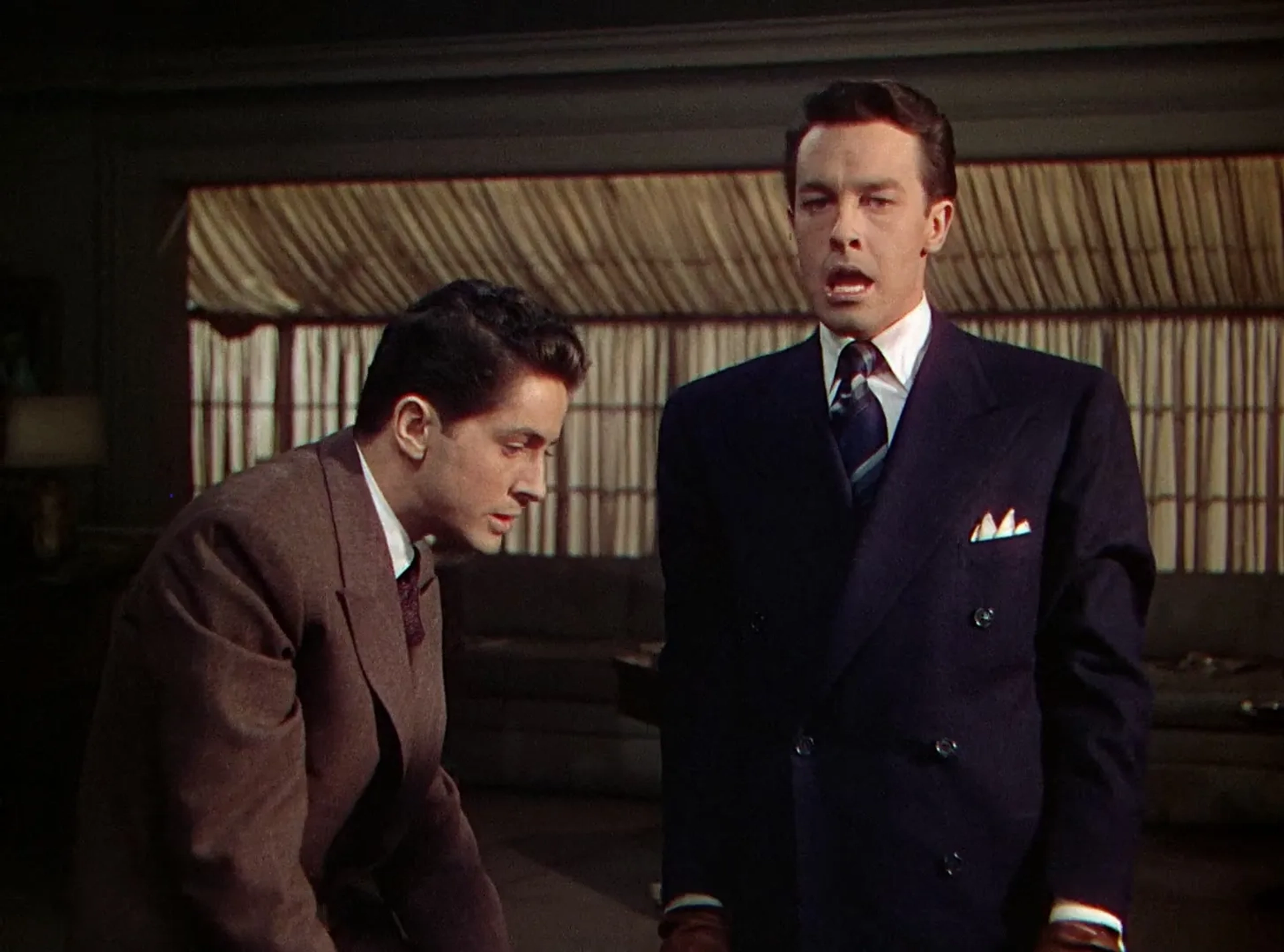 John Dall and Farley Granger in Rope (1948)