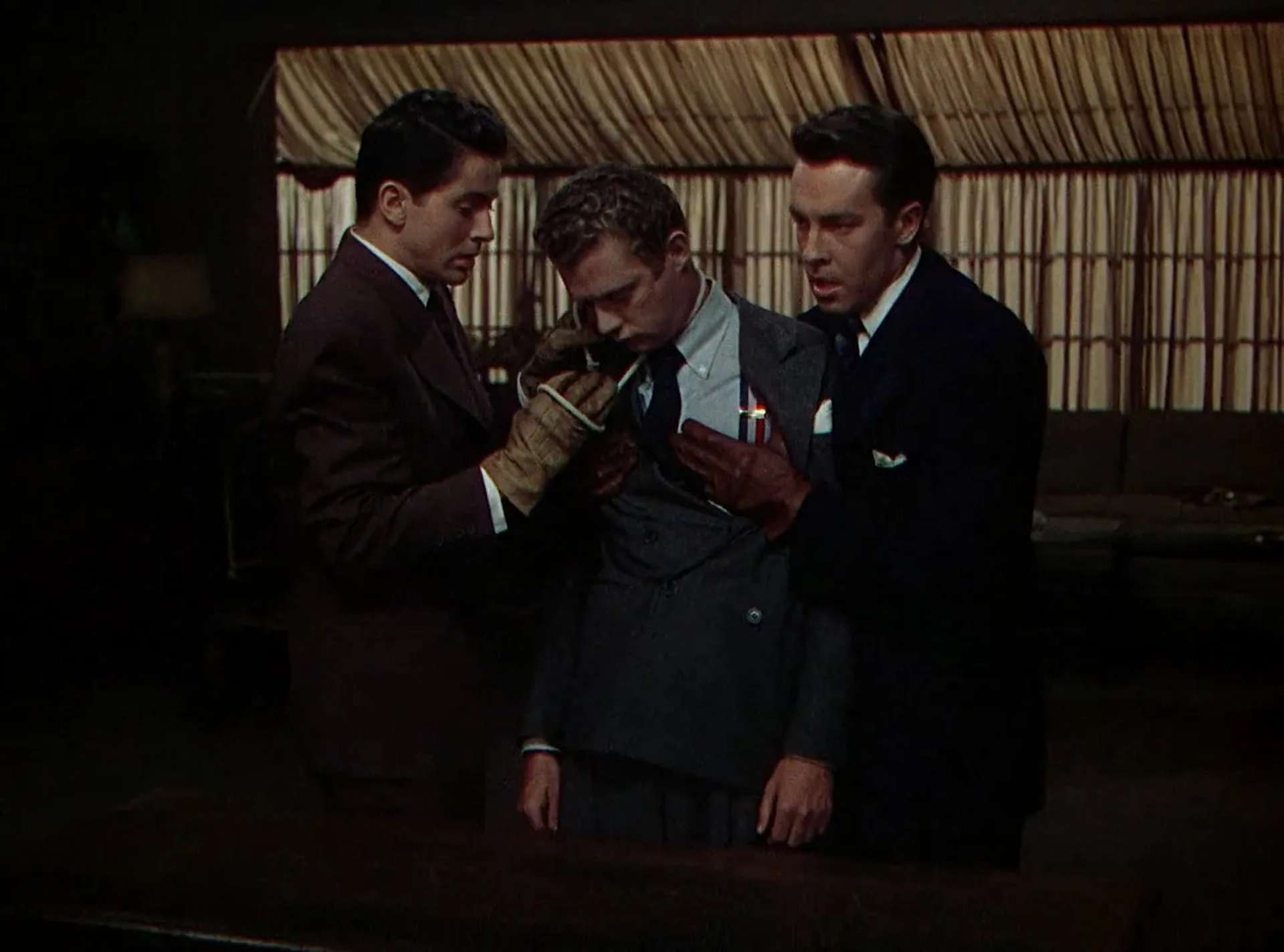 John Dall, Farley Granger, and Dick Hogan in Rope (1948)