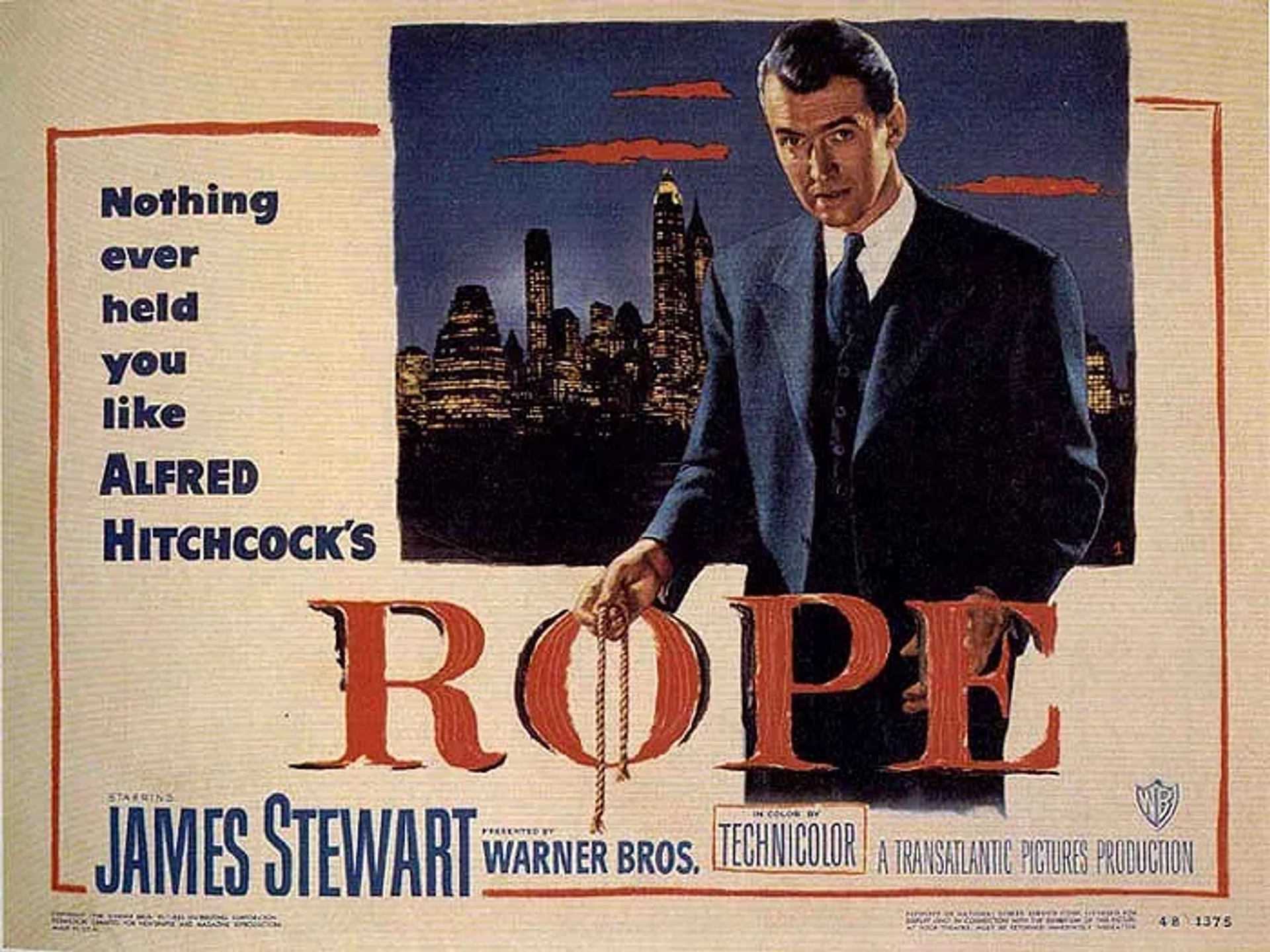 James Stewart in Rope (1948)