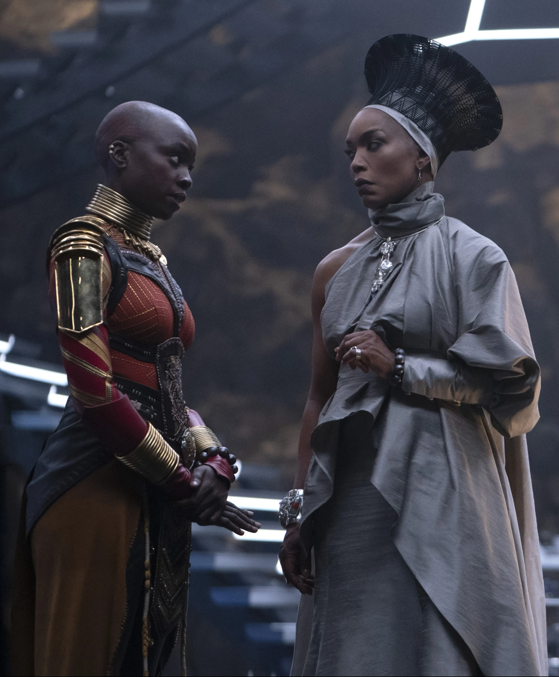 Angela Bassett and Danai Gurira in Black Panther: Wakanda Forever (2022)