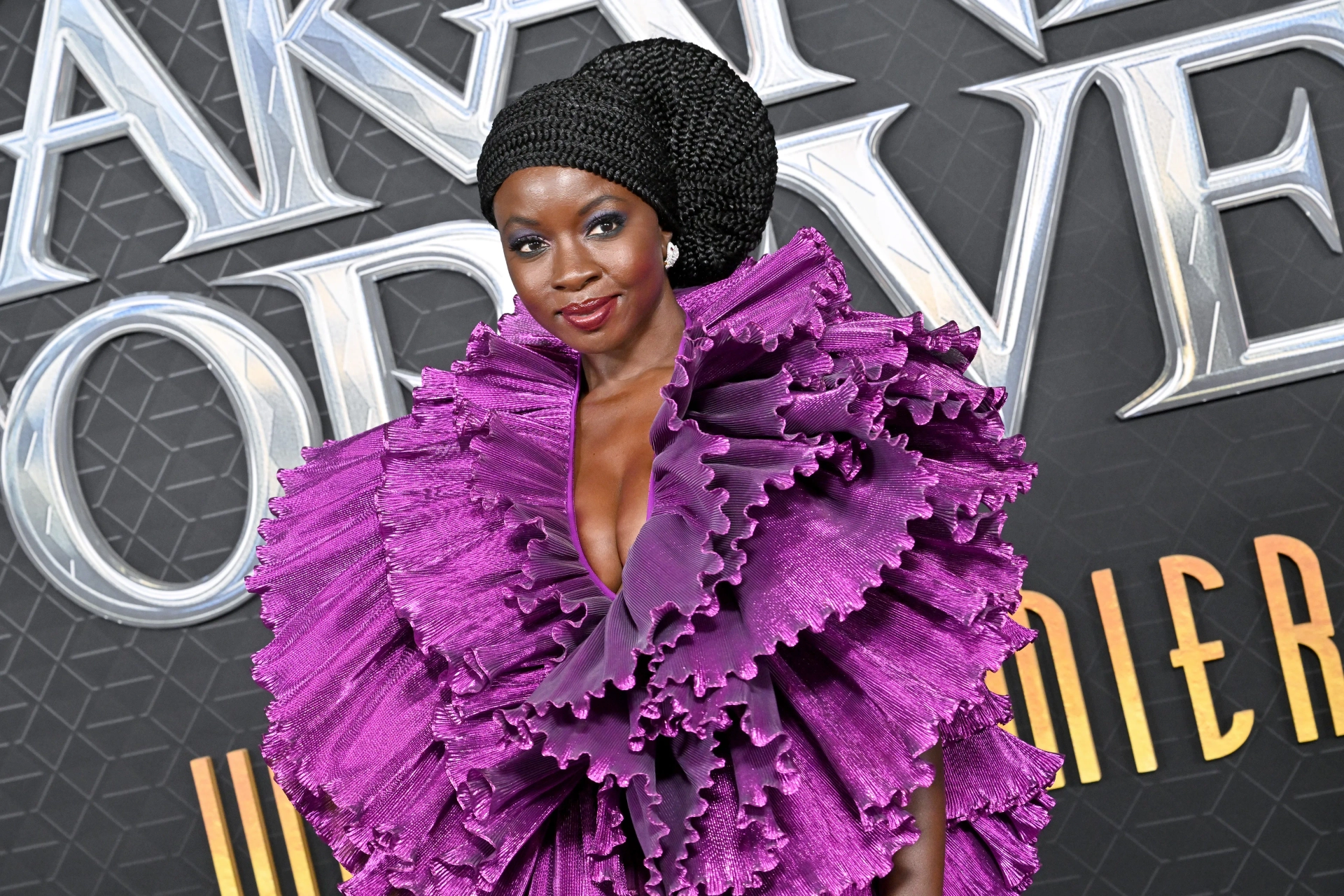 Danai Gurira at an event for Black Panther: Wakanda Forever (2022)