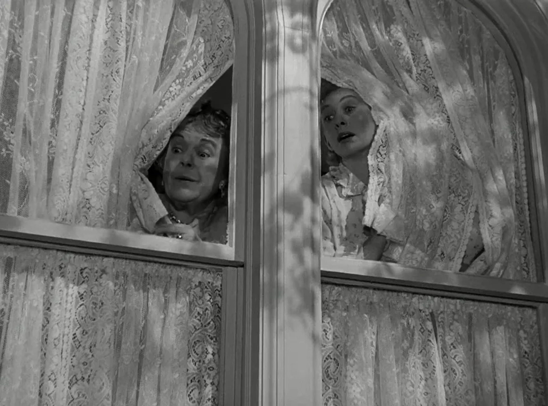 Victoria Horne and Josephine Hull in Harvey (1950)