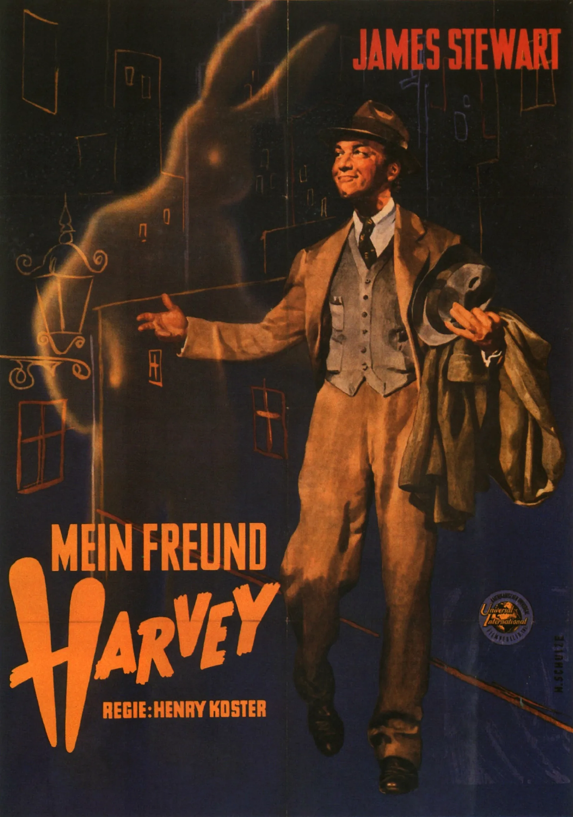 James Stewart and Harvey in Harvey (1950)