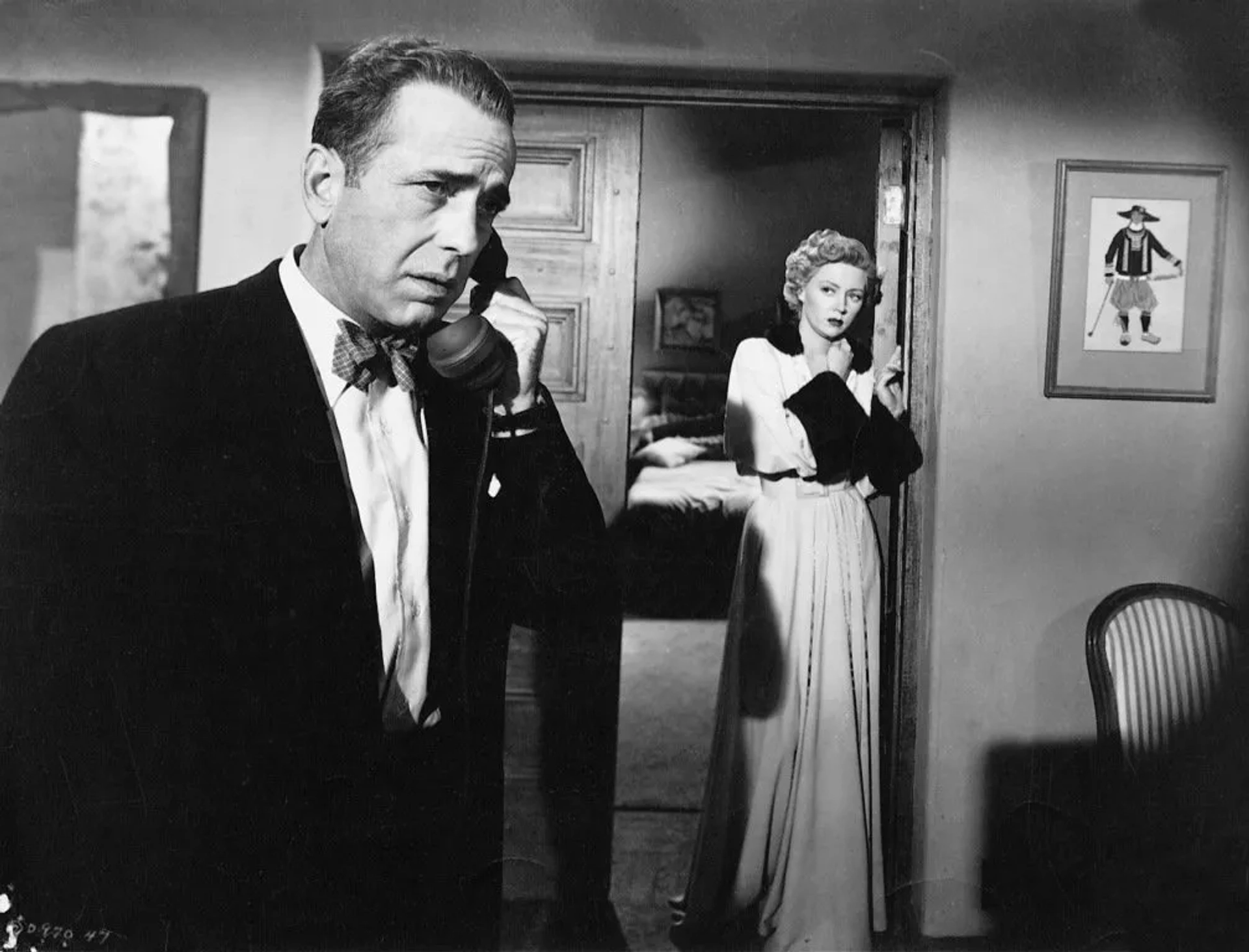 Humphrey Bogart and Gloria Grahame in In a Lonely Place (1950)