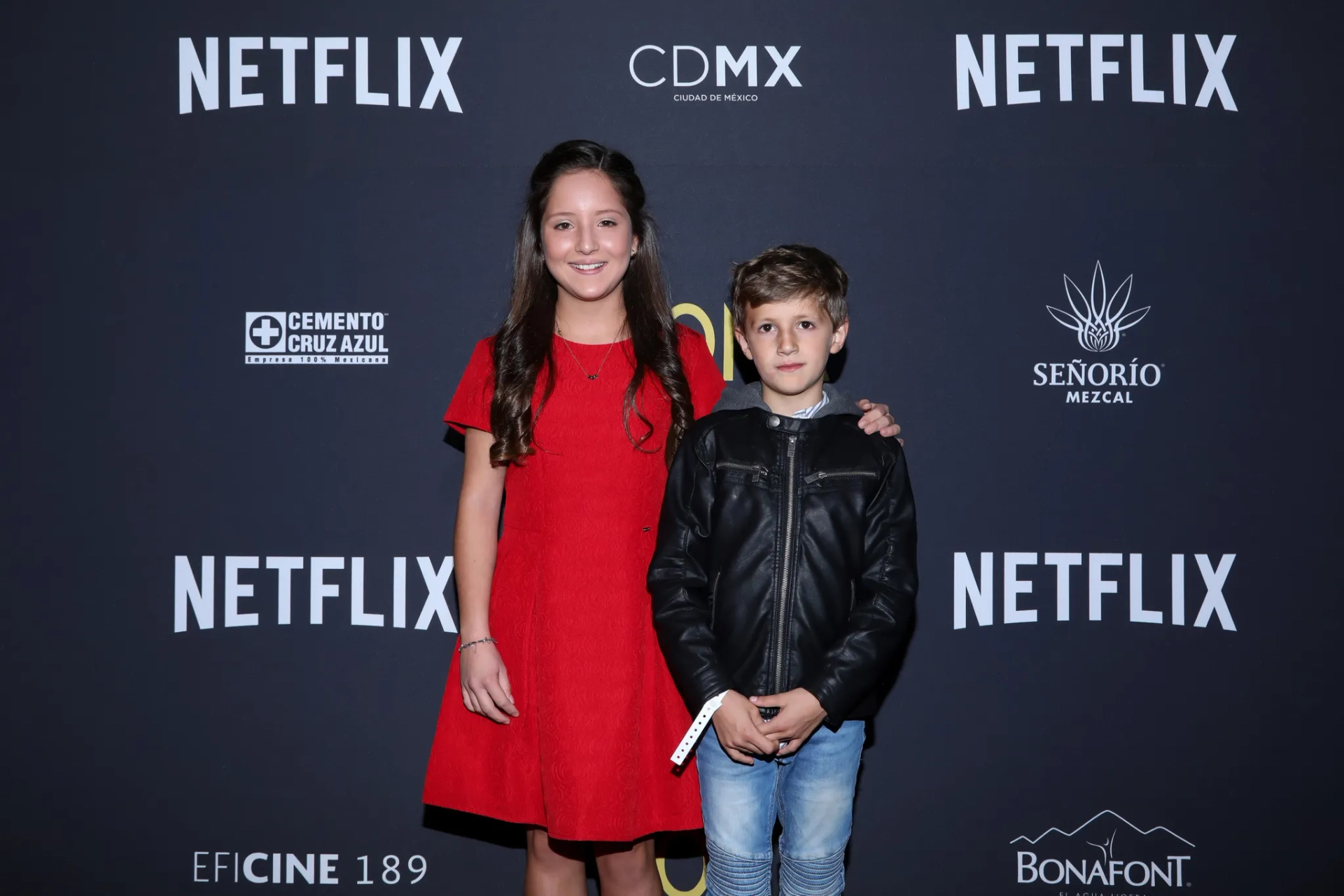 Marco Graf and Daniela Demesa at an event for Roma (2018)