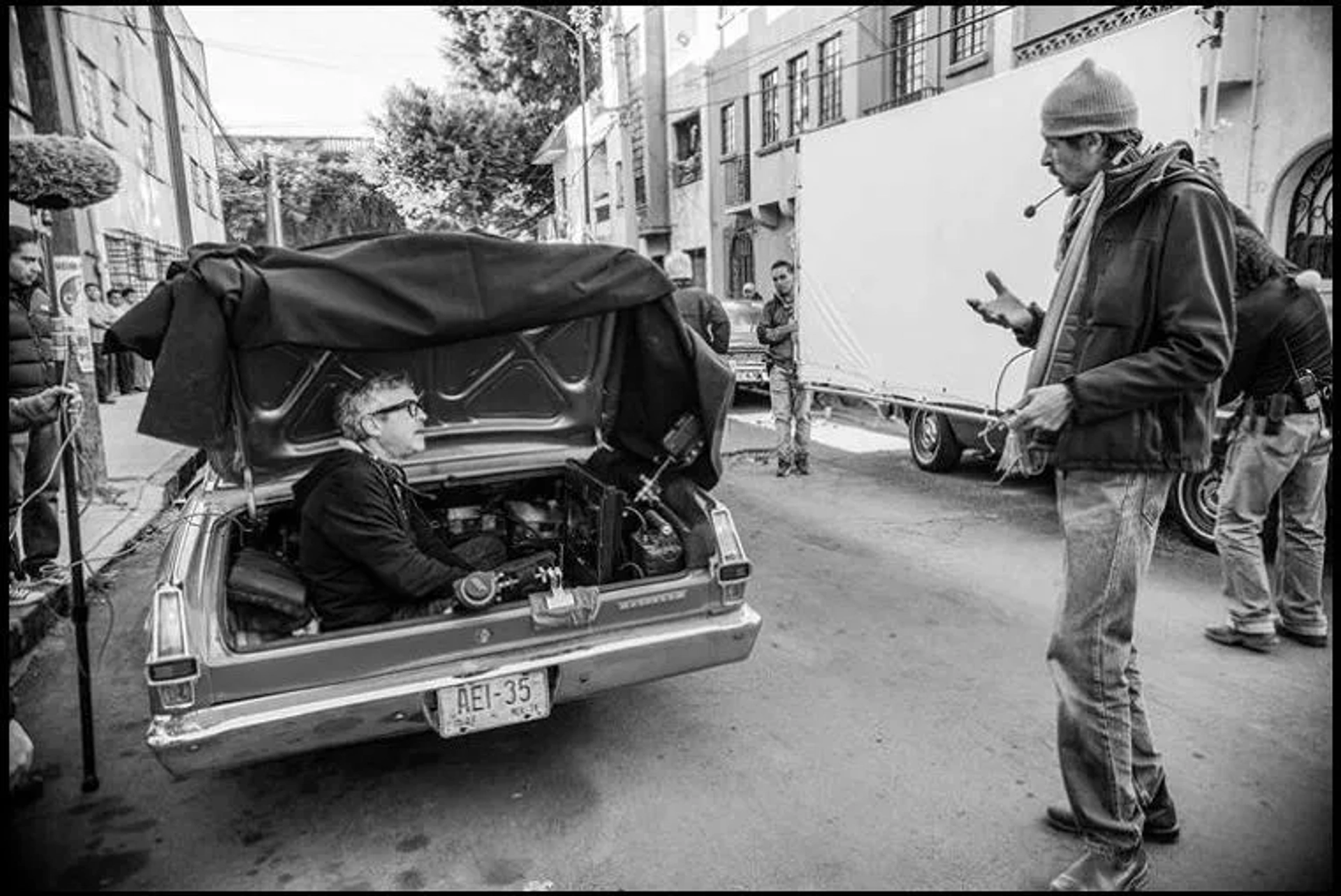 Alfonso Cuarón in Roma (2018)