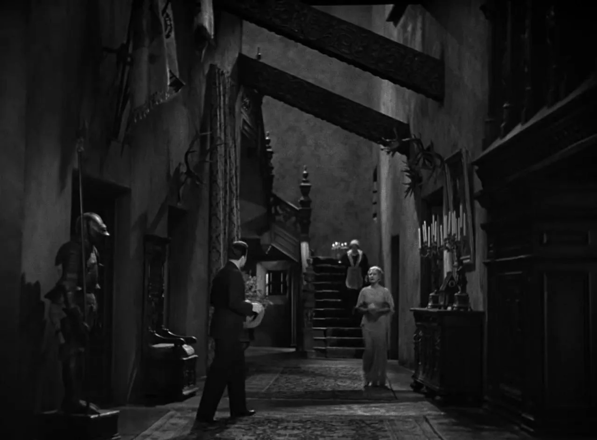 John Boles, Mae Clarke, and Mae Bruce in Frankenstein (1931)