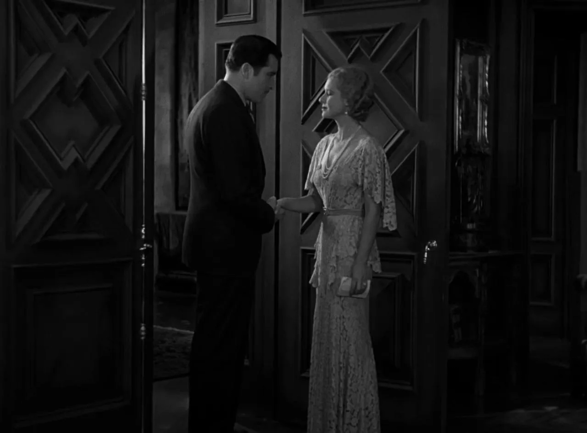 John Boles and Mae Clarke in Frankenstein (1931)