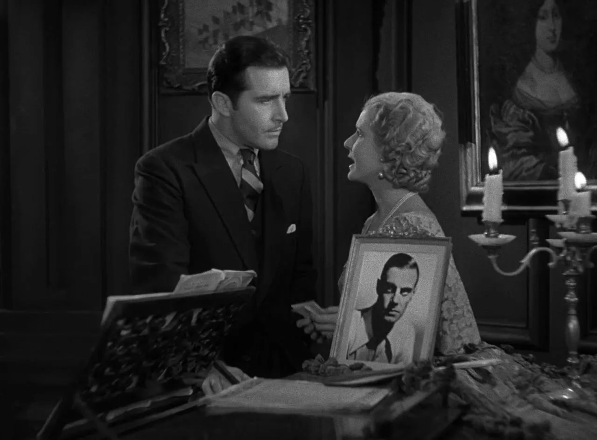 John Boles and Mae Clarke in Frankenstein (1931)
