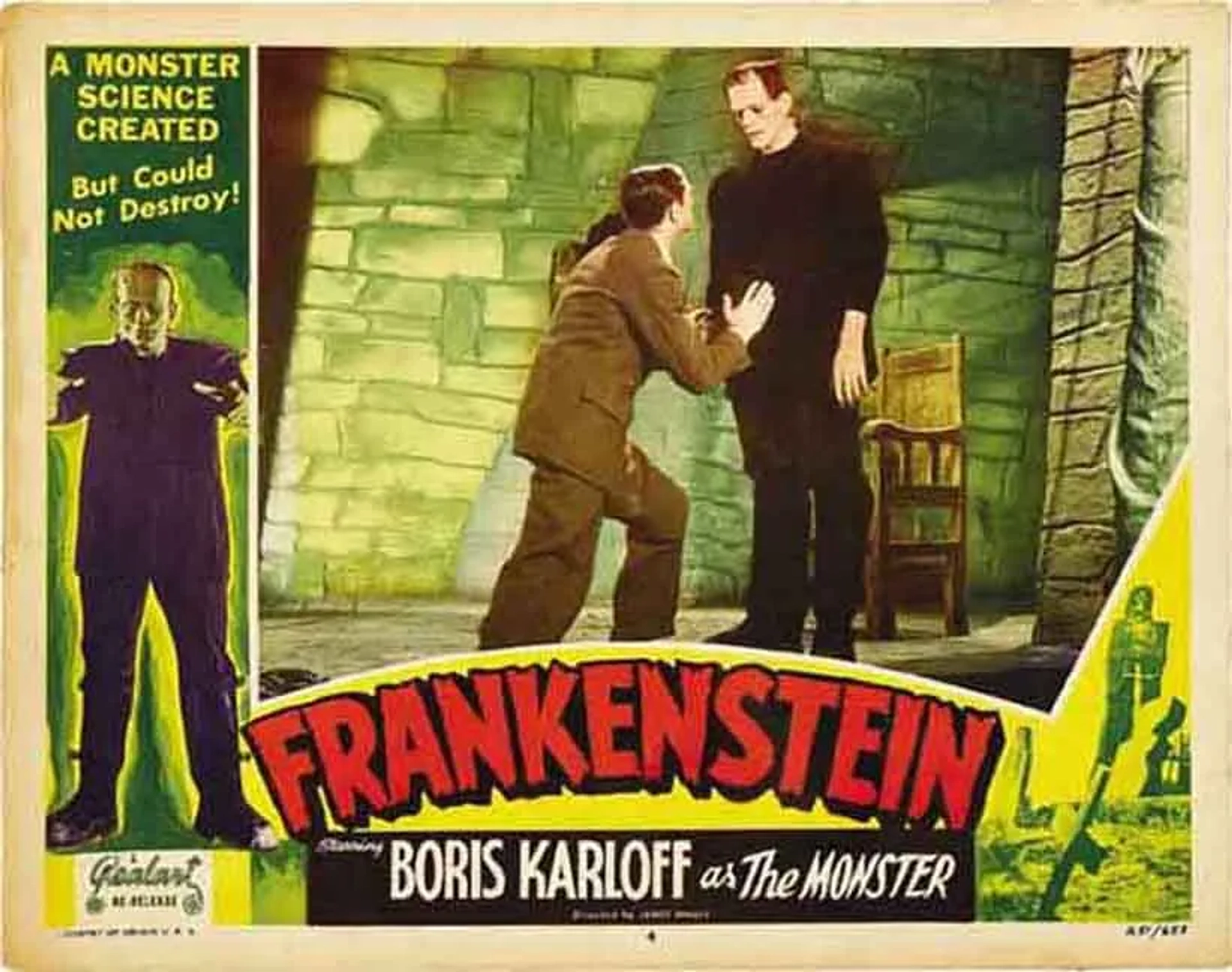 Boris Karloff and Colin Clive in Frankenstein (1931)