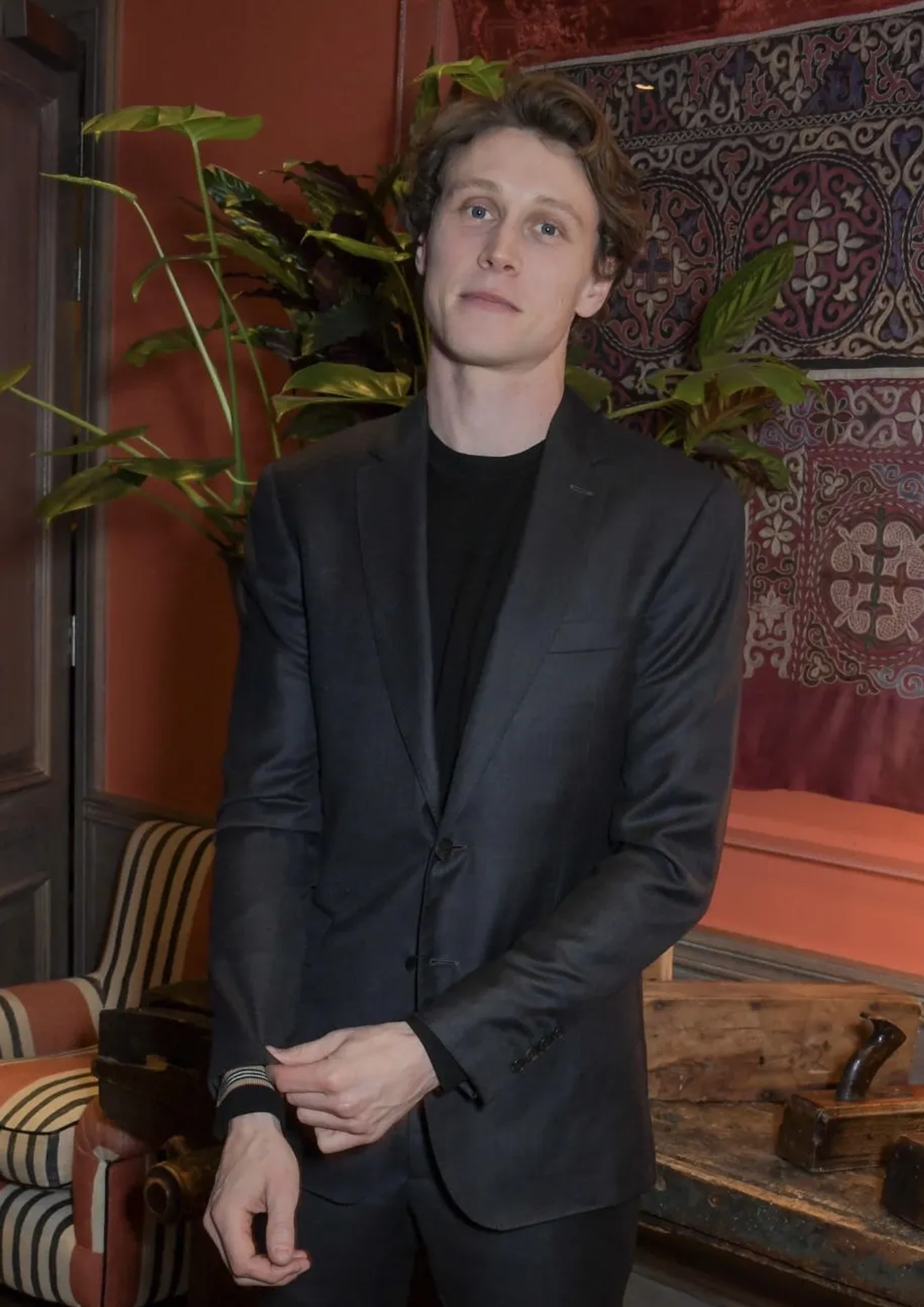 George MacKay at an event for Munich: The Edge of War (2021)