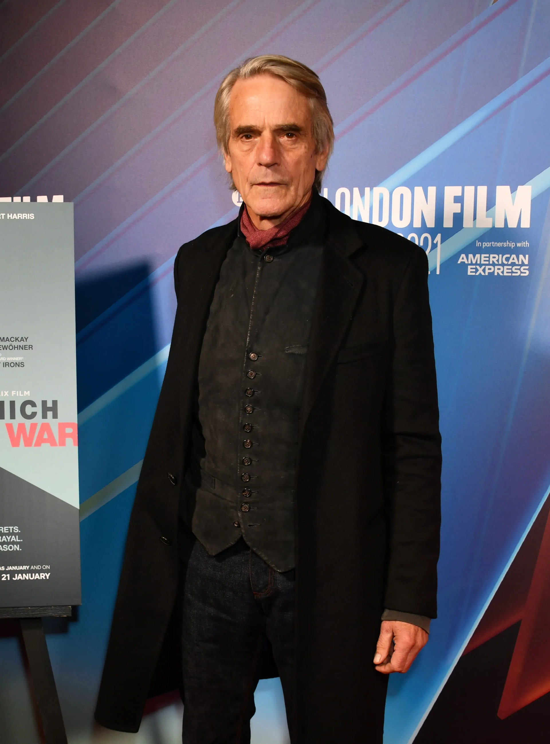 Jeremy Irons at an event for Munich: The Edge of War (2021)