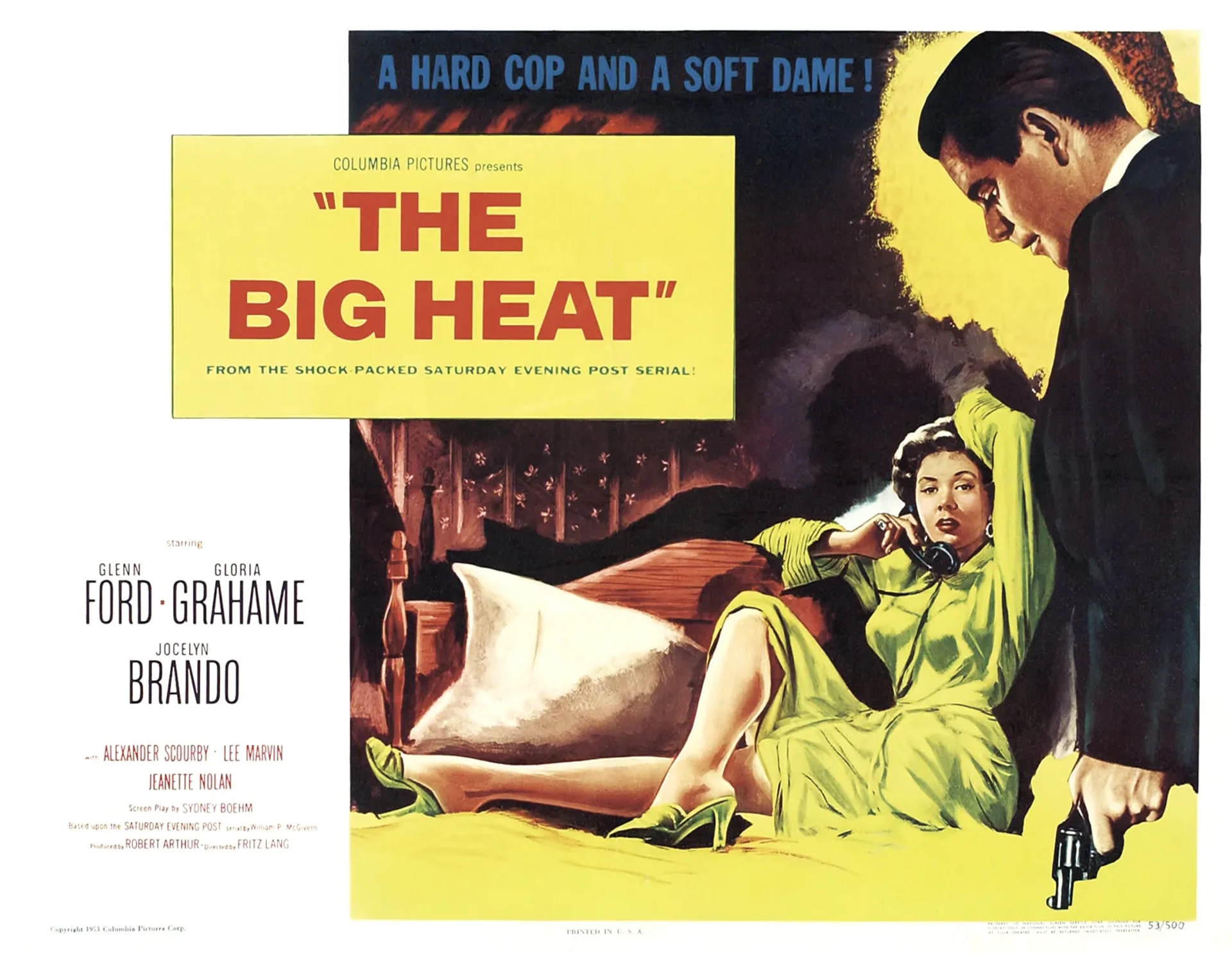 Glenn Ford and Gloria Grahame in The Big Heat (1953)