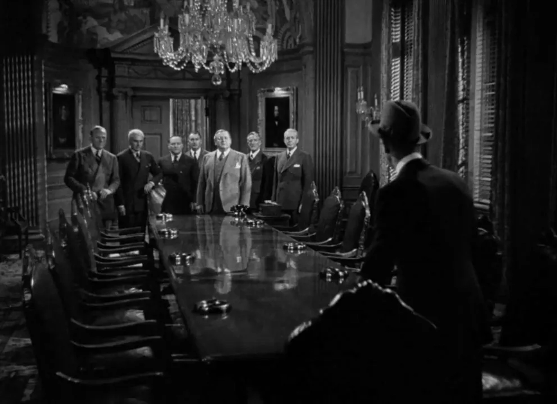 William Arnold, Edward Arnold, Lester Dorr, Lew Davis, Bill Dill, Jack Gardner, William Lally, Gene Morgan, H.B. Warner, and Melvin J. Gibby in You Can't Take It with You (1938)