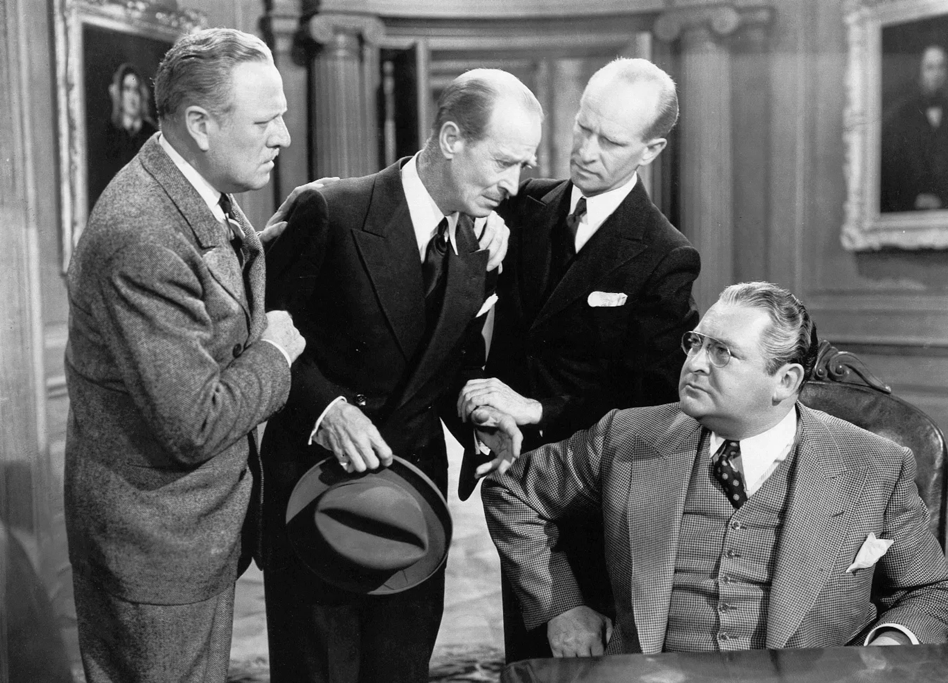 Edward Arnold, H.B. Warner, Pierre Watkin, and Ian Wolfe in You Can't Take It with You (1938)