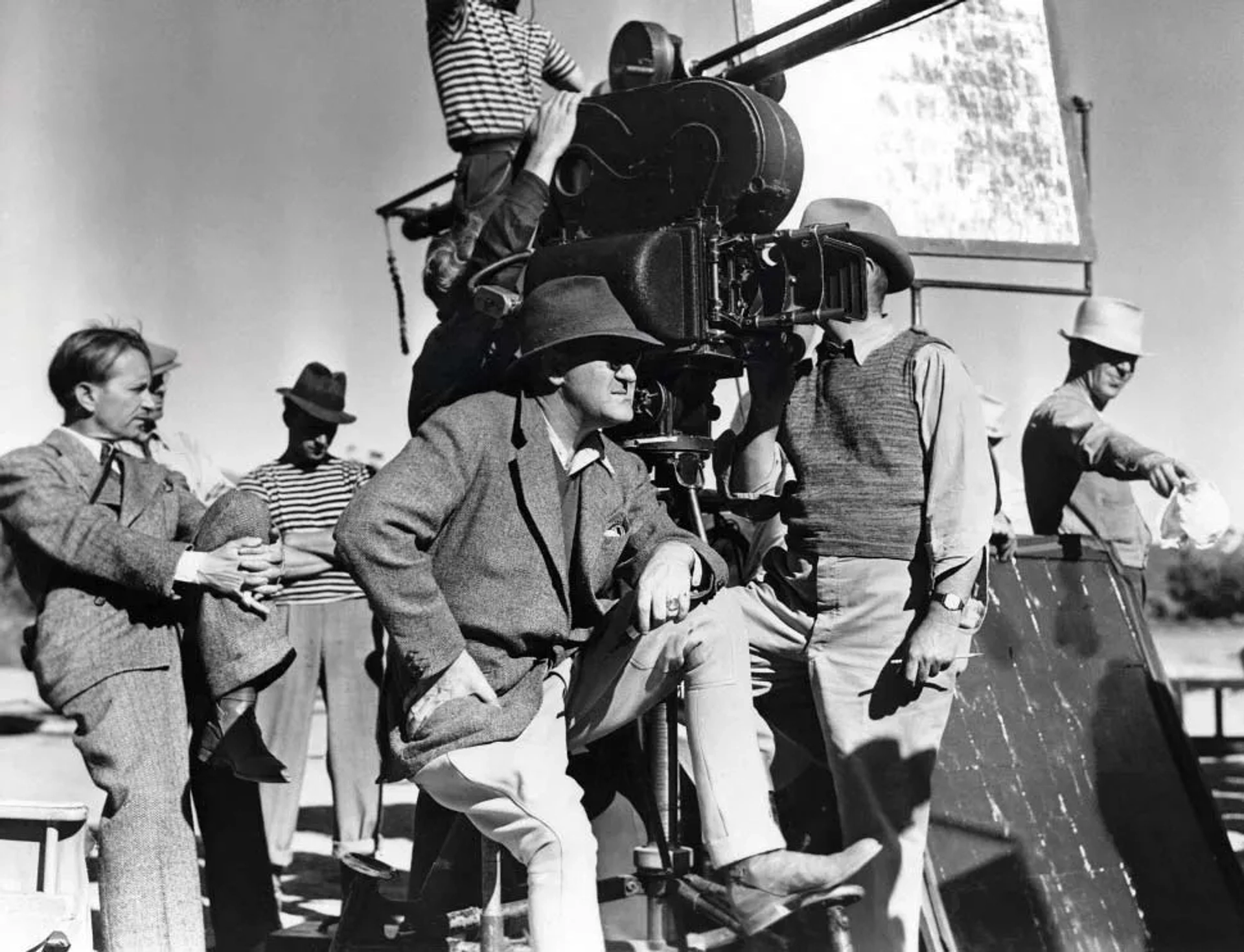 John Ford and Bert Glennon in Stagecoach (1939)