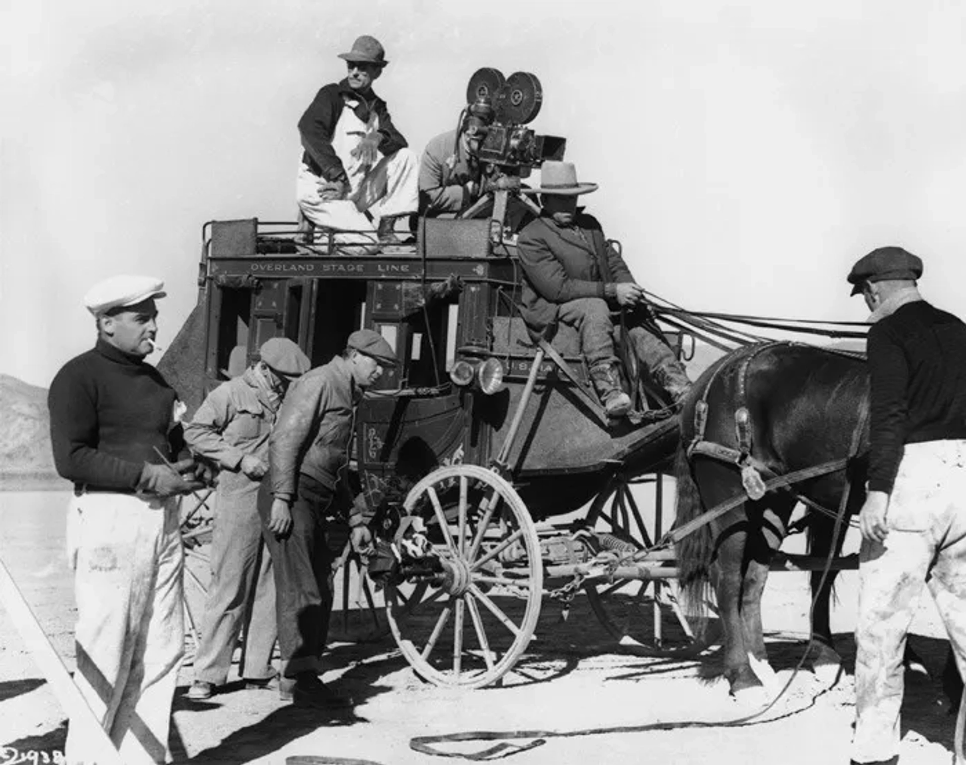 Andy Devine and Bert Glennon in Stagecoach (1939)