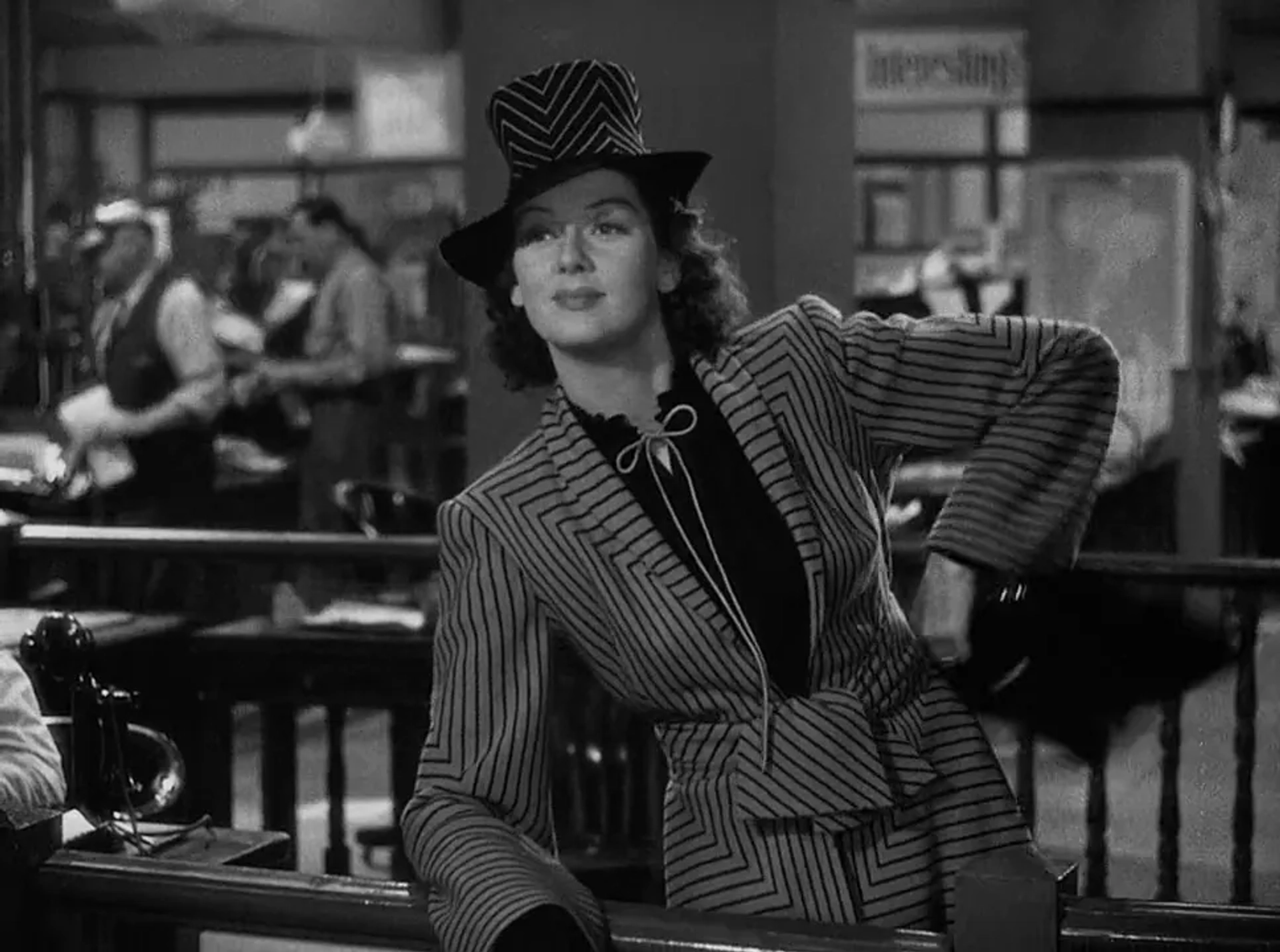 Rosalind Russell in His Girl Friday (1940)