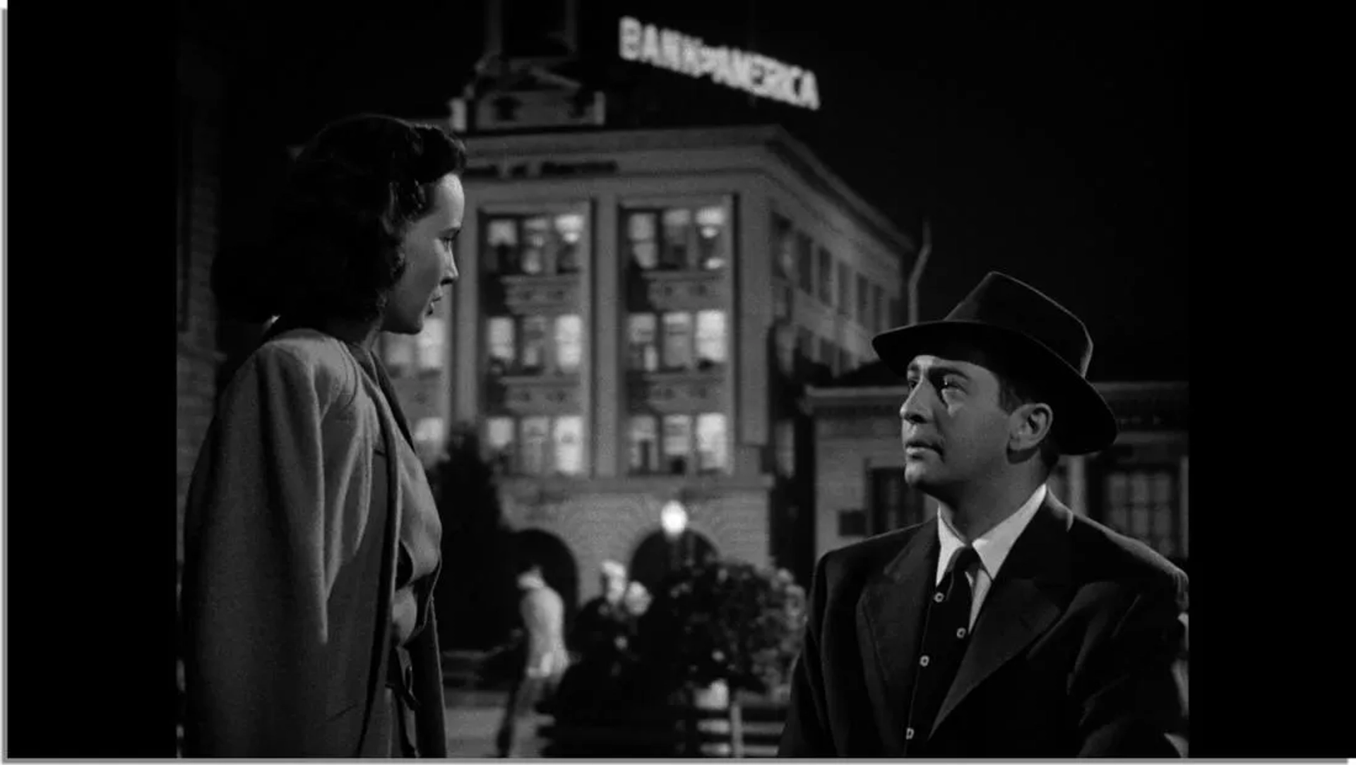 Macdonald Carey and Teresa Wright in Shadow of a Doubt (1943)