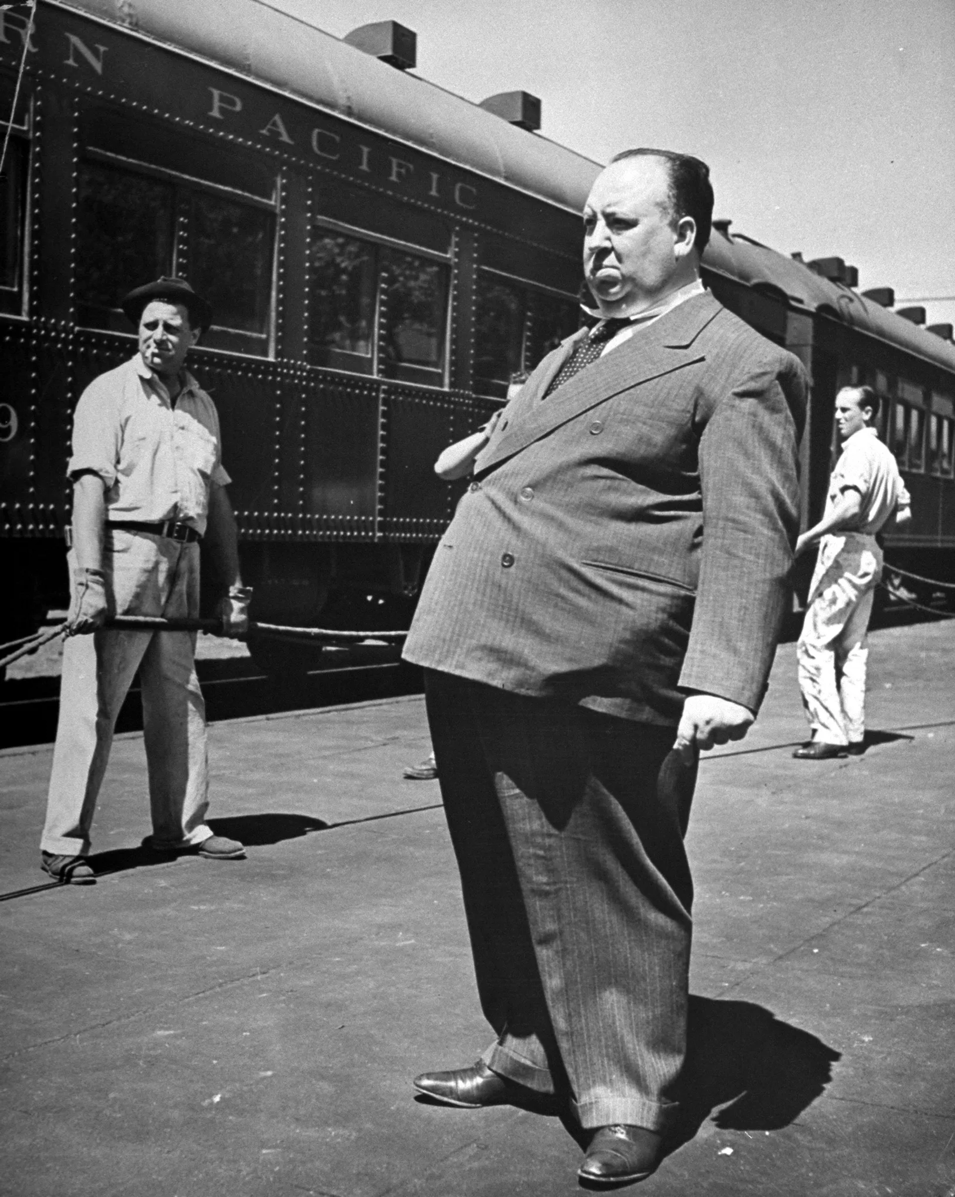 Alfred Hitchcock in Shadow of a Doubt (1943)