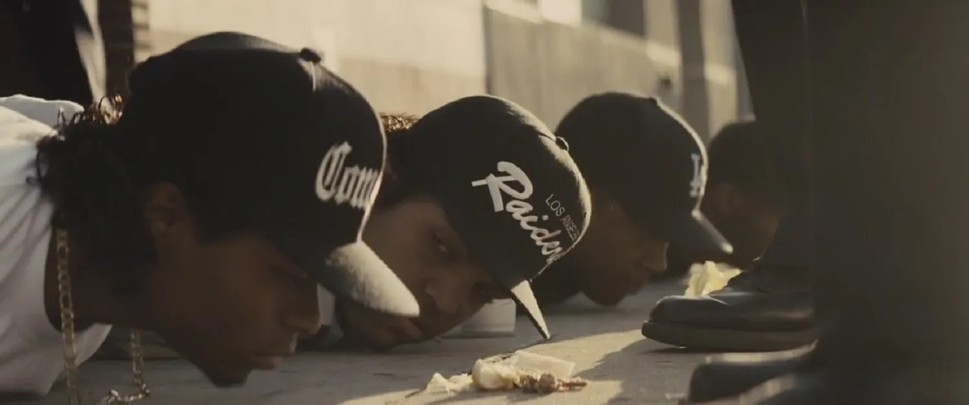 Corey Hawkins, Jason Mitchell, and O'Shea Jackson Jr. in Straight Outta Compton (2015)