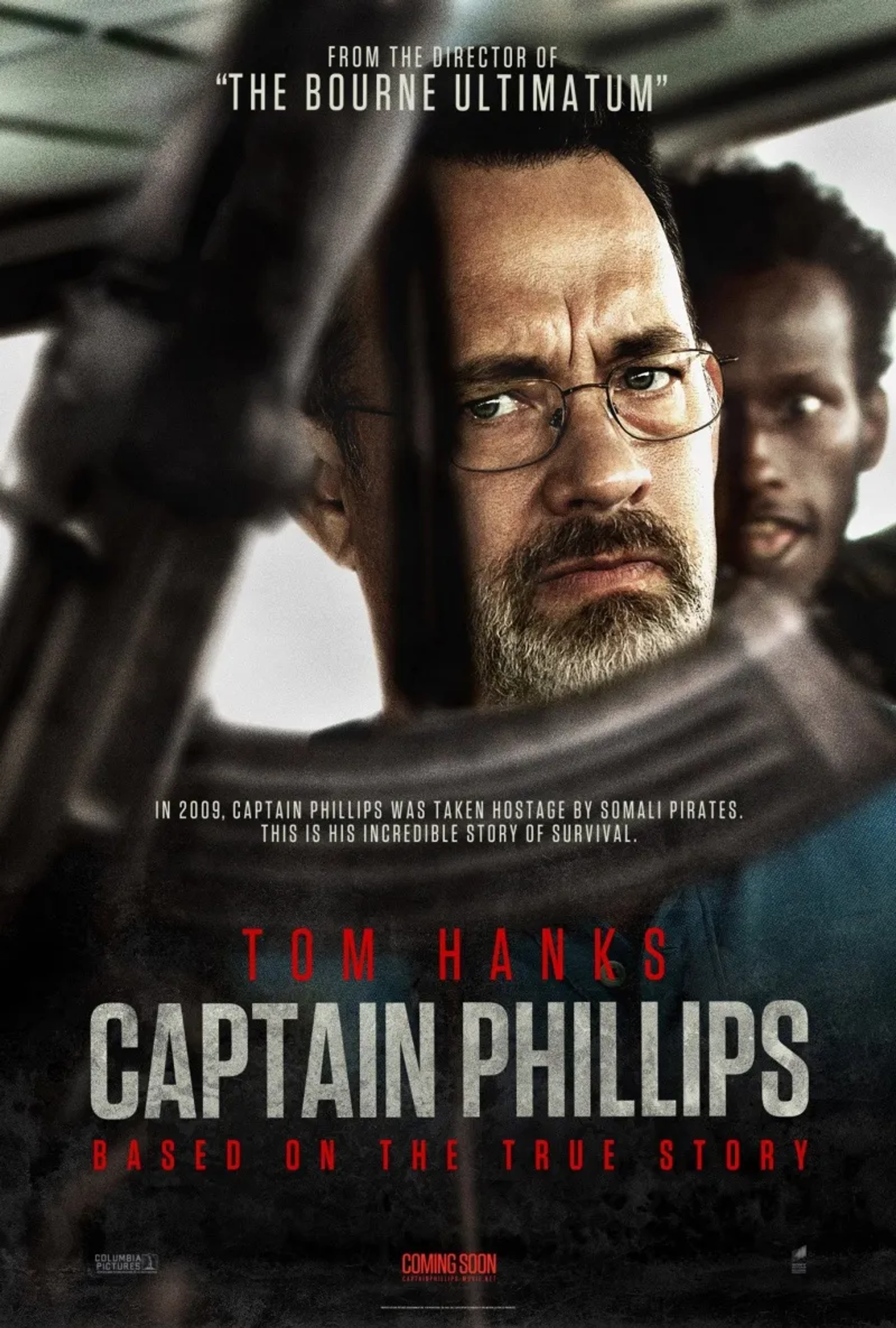 Tom Hanks and Mahat M. Ali in Captain Phillips (2013)