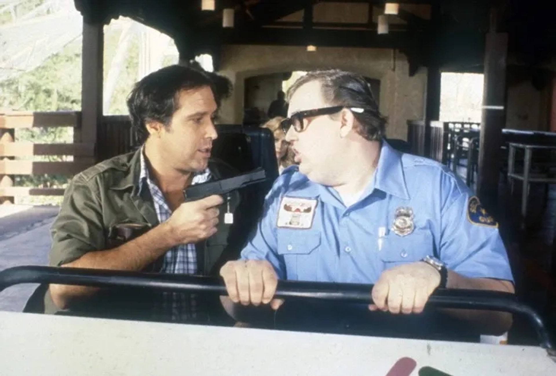 Chevy Chase and John Candy in Vacation (1983)