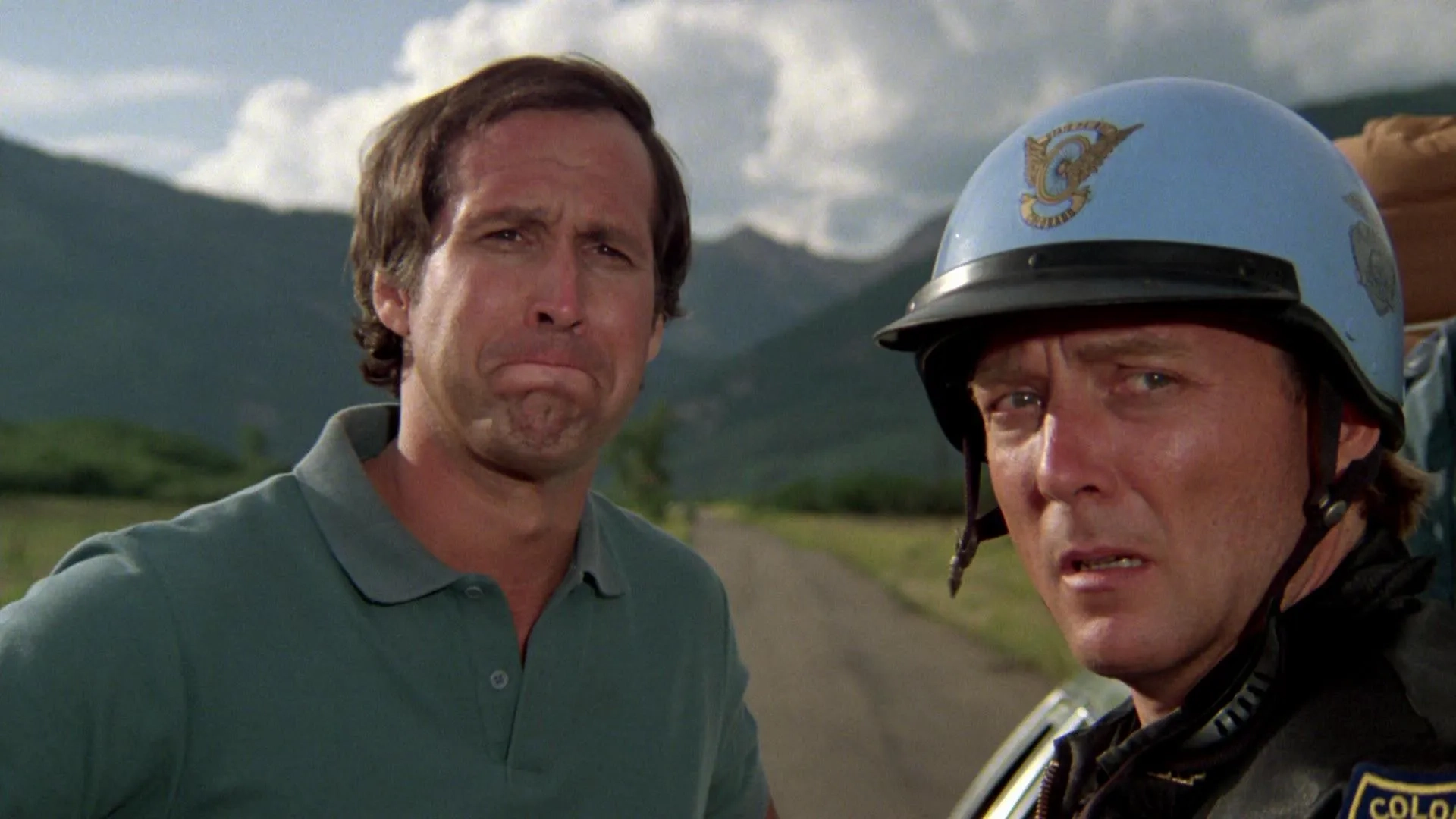 Chevy Chase and James Keach in Vacation (1983)