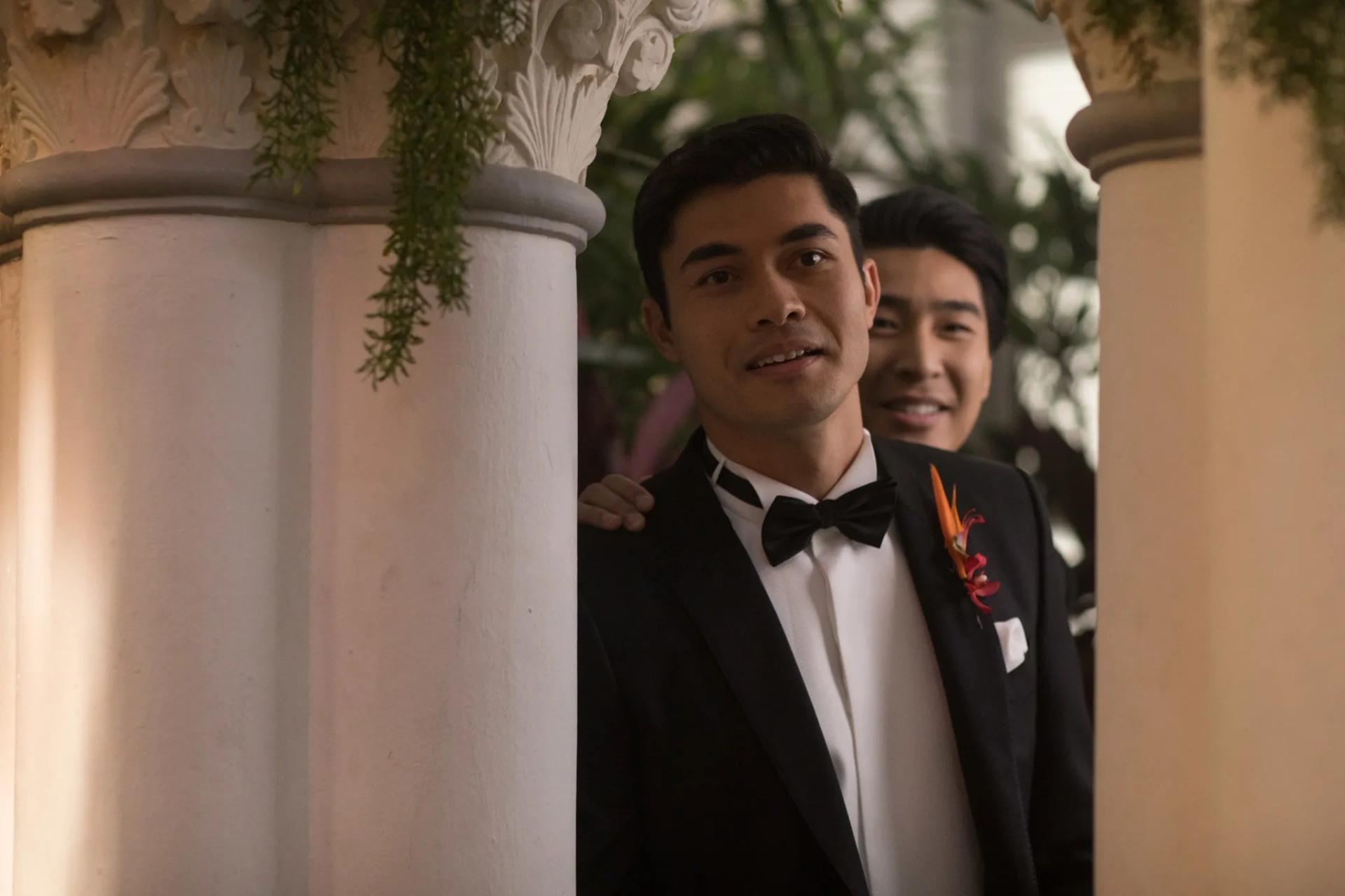 Chris Pang and Henry Golding in Crazy Rich Asians (2018)