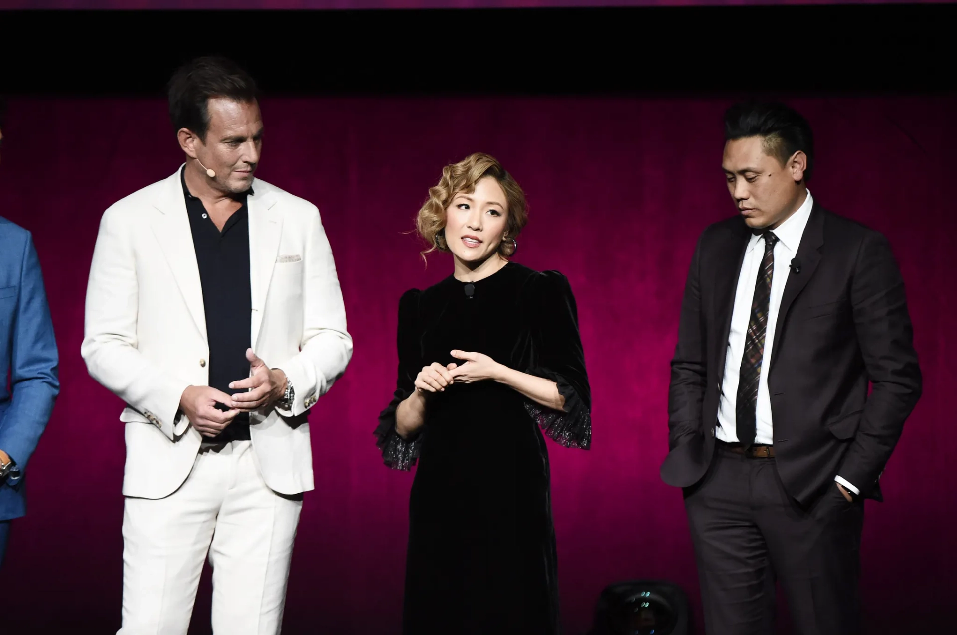 Will Arnett, Jon M. Chu, and Constance Wu at an event for Crazy Rich Asians (2018)