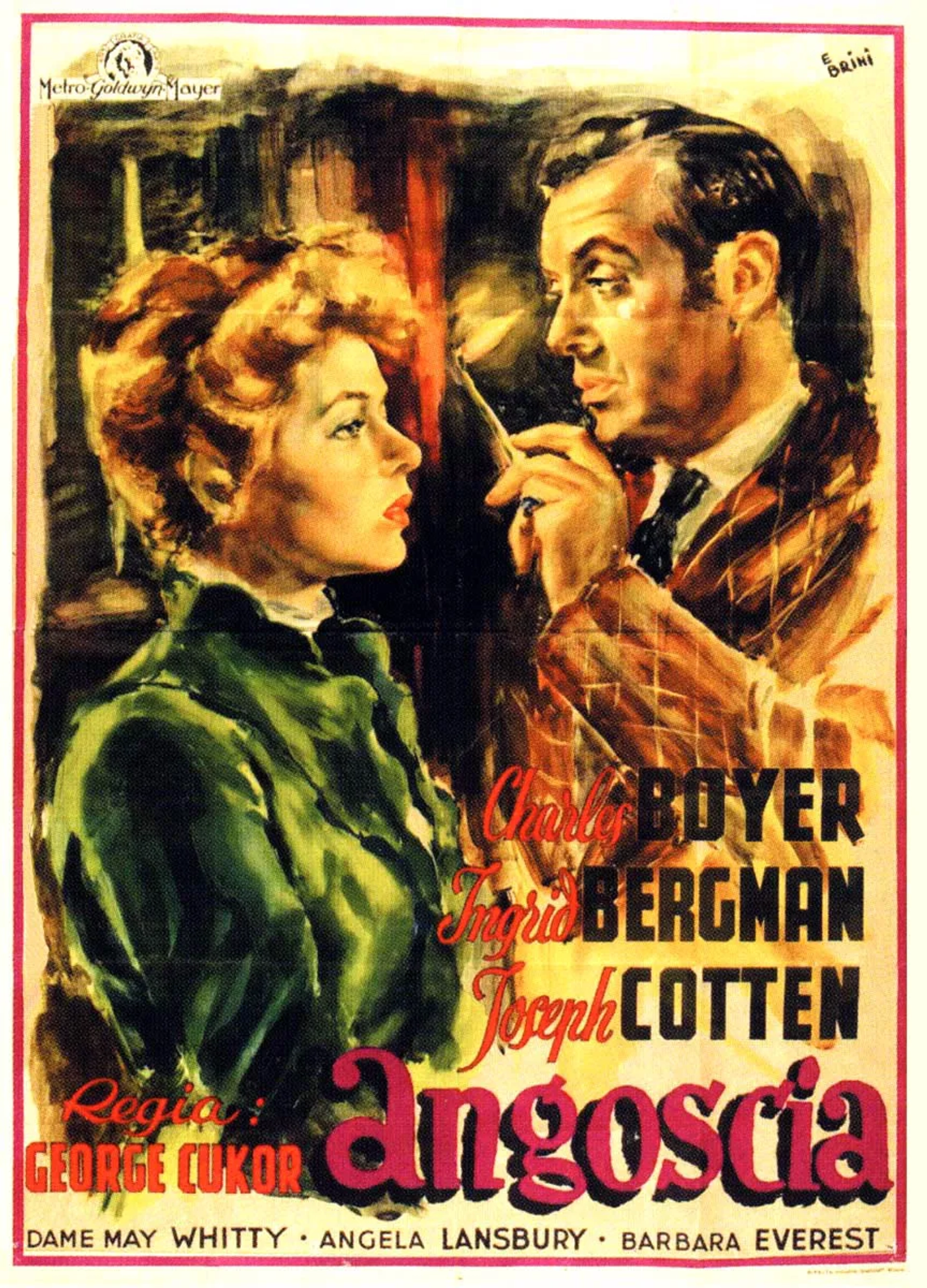 Ingrid Bergman and Charles Boyer in Gaslight (1944)