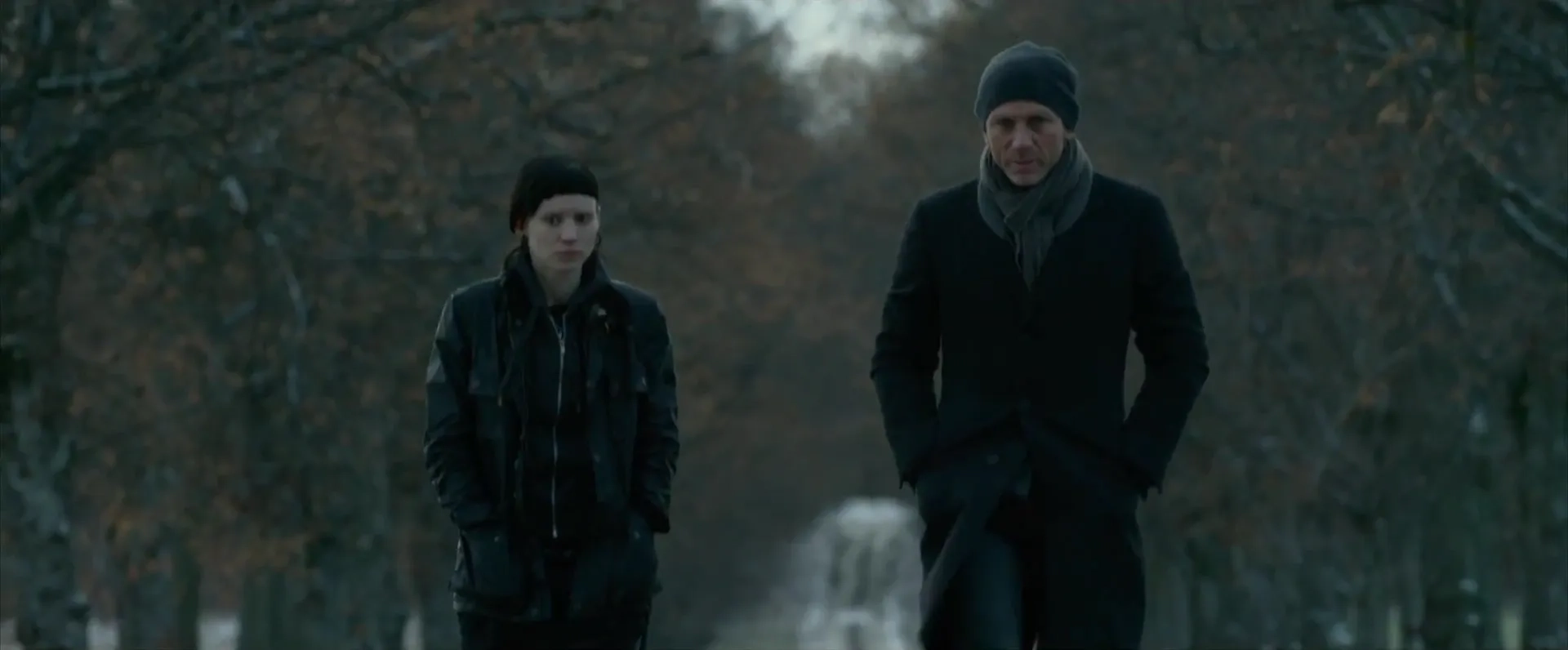 Daniel Craig and Rooney Mara in The Girl with the Dragon Tattoo (2011)