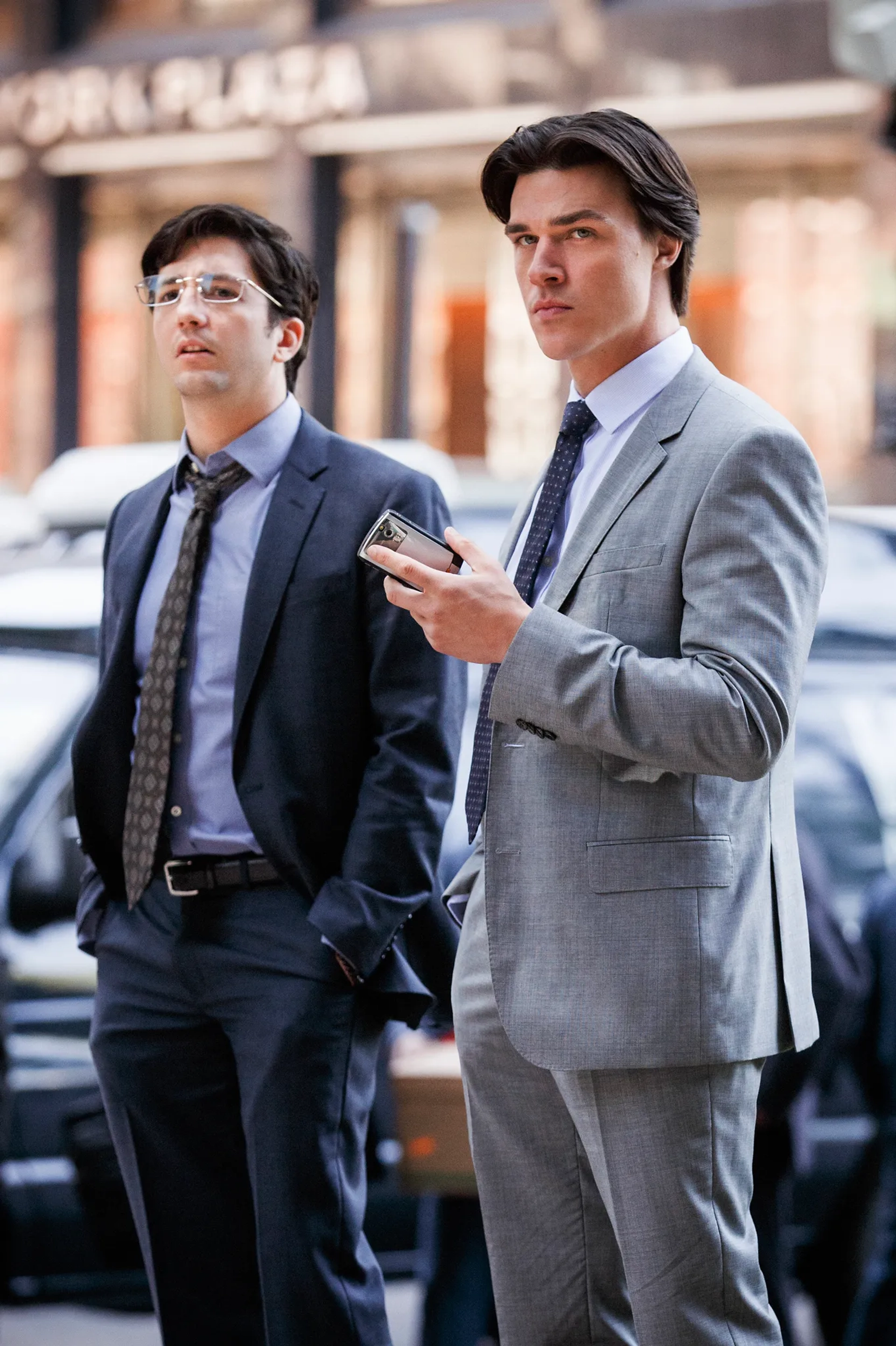 Finn Wittrock and John Magaro in The Big Short (2015)